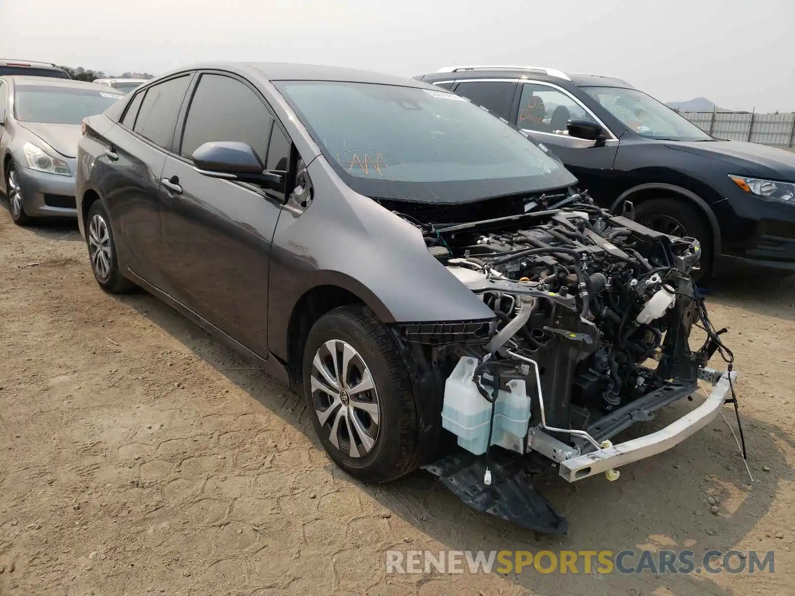 1 Photograph of a damaged car JTDL9RFU9L3019988 TOYOTA PRIUS 2020