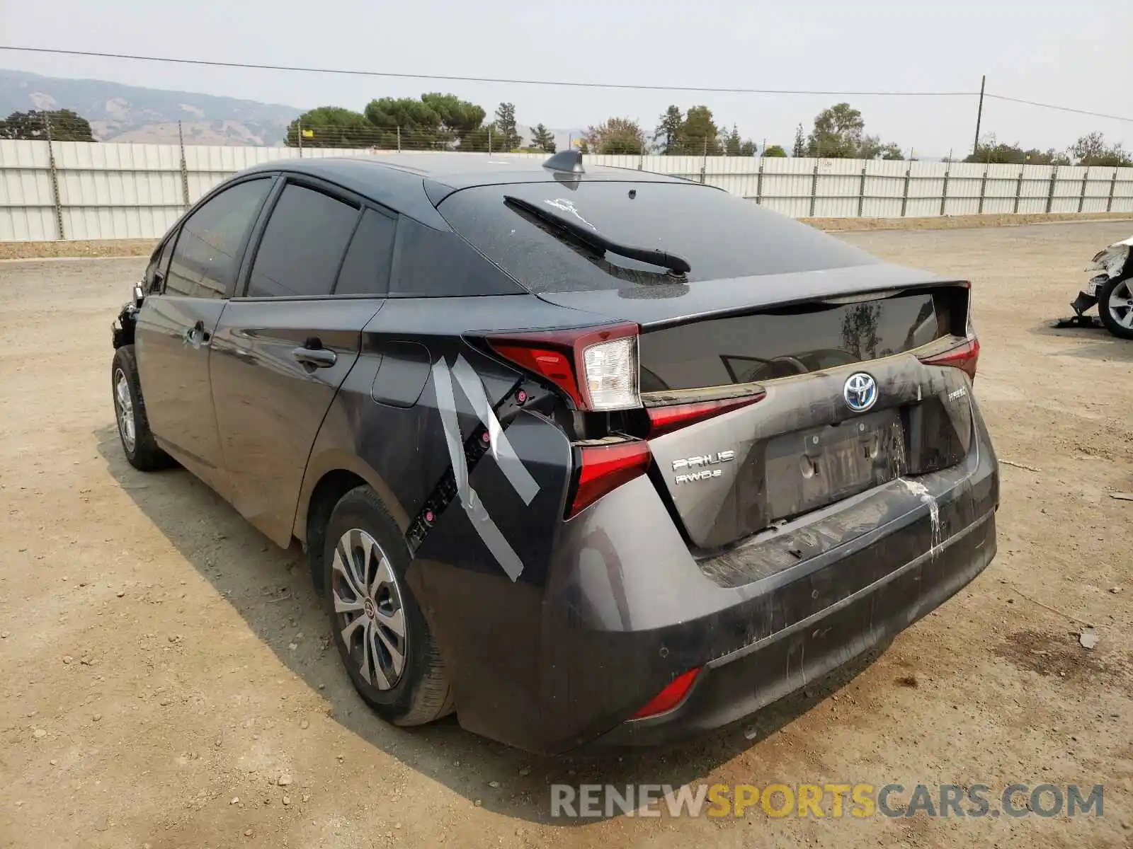 3 Photograph of a damaged car JTDL9RFU9L3019988 TOYOTA PRIUS 2020