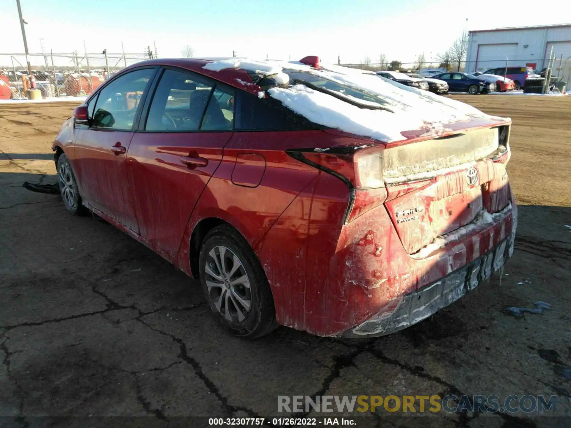 3 Photograph of a damaged car JTDL9RFU9L3022163 TOYOTA PRIUS 2020