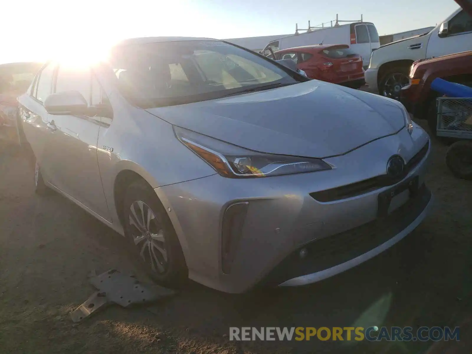 1 Photograph of a damaged car JTDL9RFUXL3013780 TOYOTA PRIUS 2020