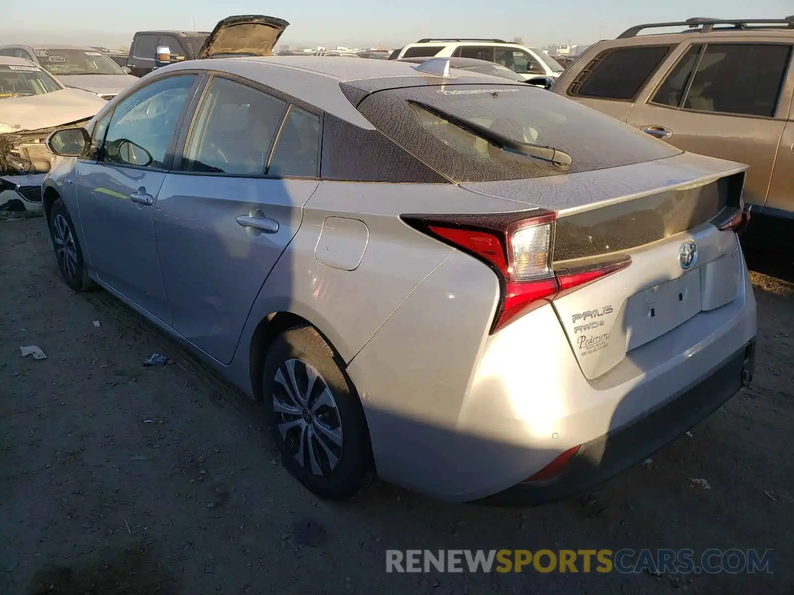 3 Photograph of a damaged car JTDL9RFUXL3013780 TOYOTA PRIUS 2020