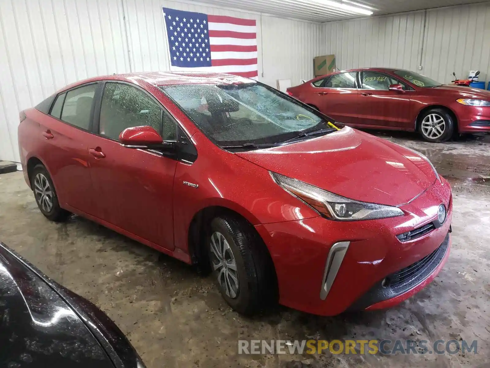 1 Photograph of a damaged car JTDL9RFUXL3014136 TOYOTA PRIUS 2020