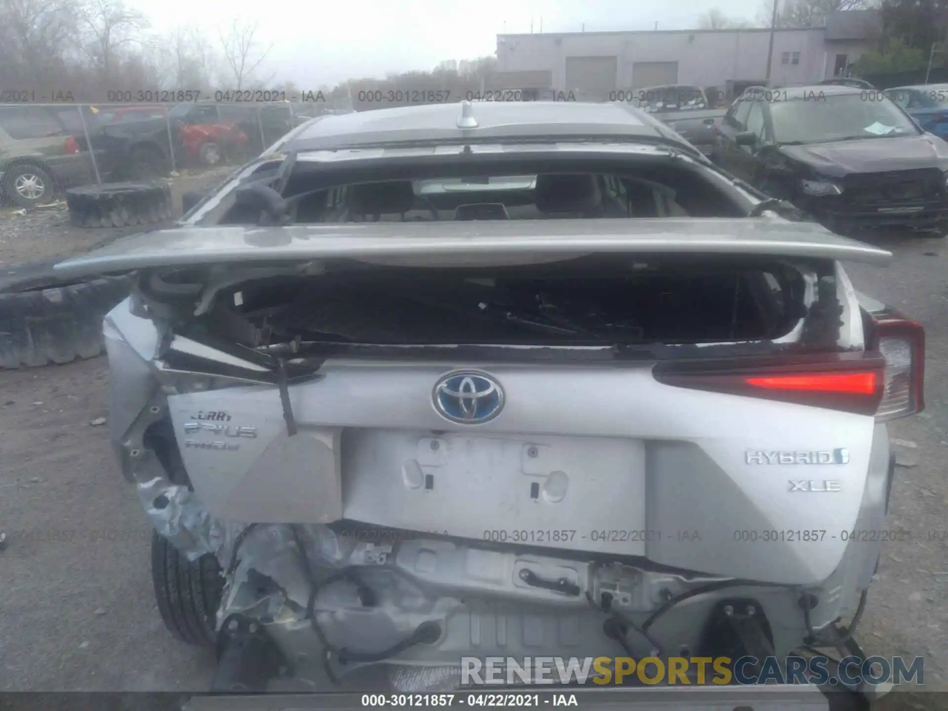 6 Photograph of a damaged car JTDL9RFUXL3014833 TOYOTA PRIUS 2020