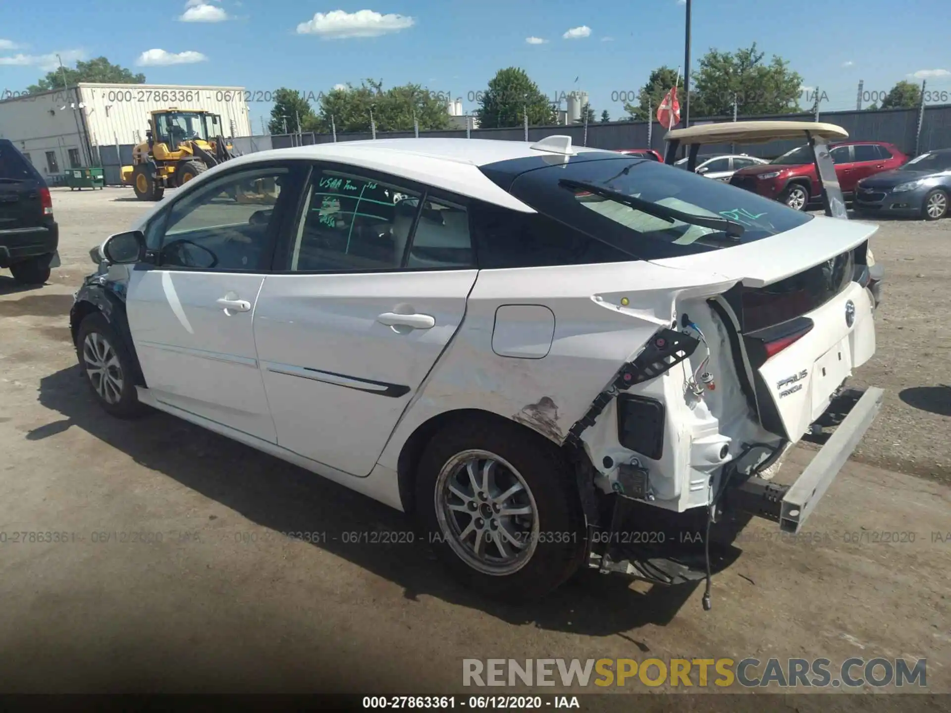 3 Photograph of a damaged car JTDL9RFUXL3015657 TOYOTA PRIUS 2020