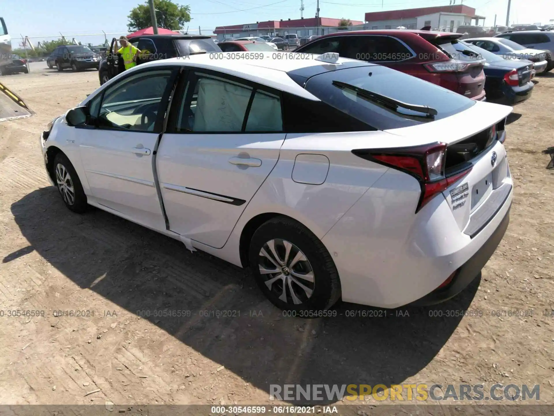 3 Photograph of a damaged car JTDL9RFUXL3016713 TOYOTA PRIUS 2020