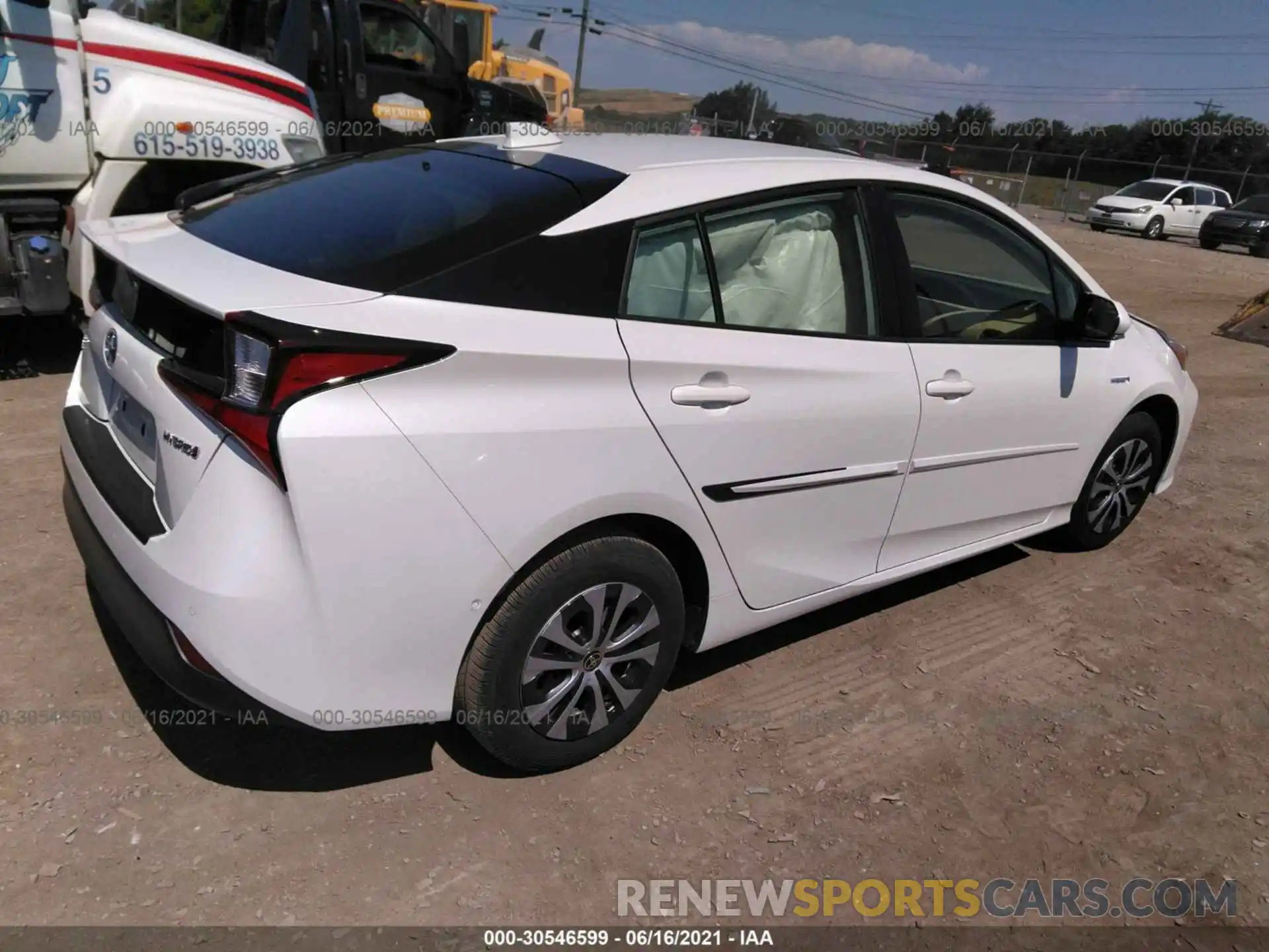 4 Photograph of a damaged car JTDL9RFUXL3016713 TOYOTA PRIUS 2020