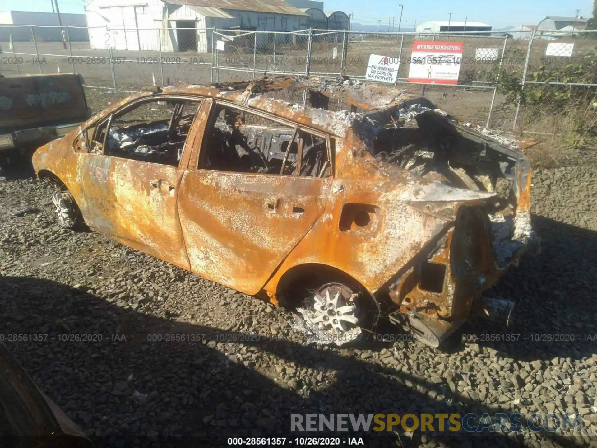 3 Photograph of a damaged car JTDL9RFUXL3017490 TOYOTA PRIUS 2020