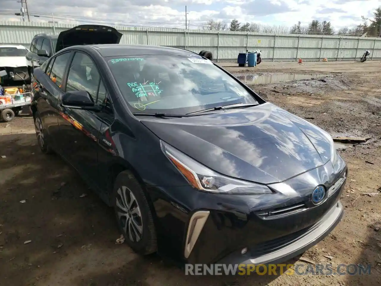 1 Photograph of a damaged car JTDL9RFUXL3019031 TOYOTA PRIUS 2020