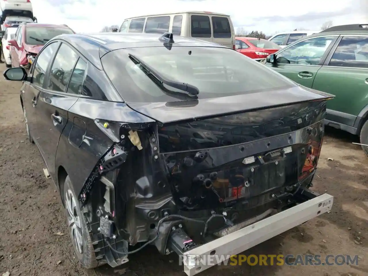 3 Photograph of a damaged car JTDL9RFUXL3019031 TOYOTA PRIUS 2020