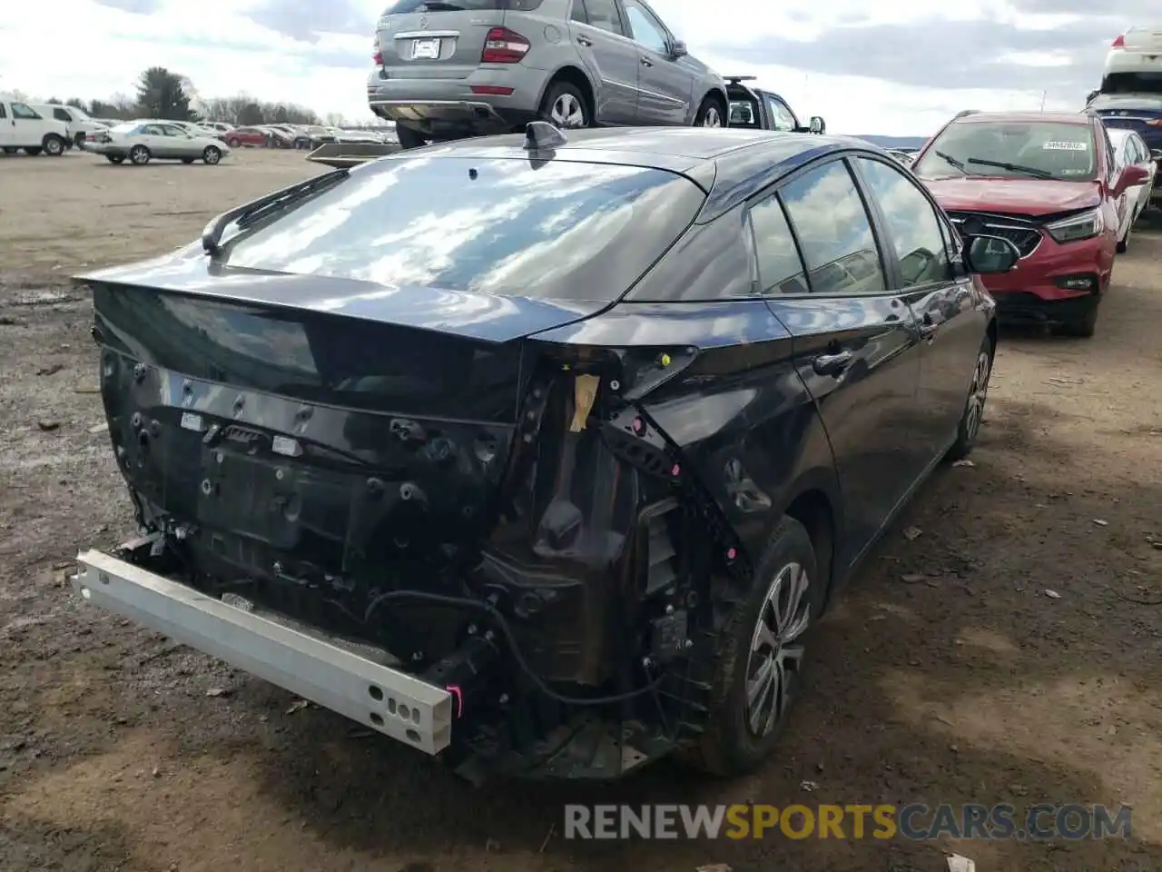 4 Photograph of a damaged car JTDL9RFUXL3019031 TOYOTA PRIUS 2020