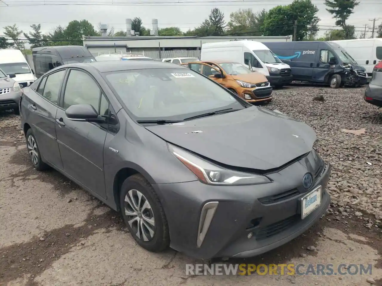 1 Photograph of a damaged car JTDL9RFUXL3020311 TOYOTA PRIUS 2020