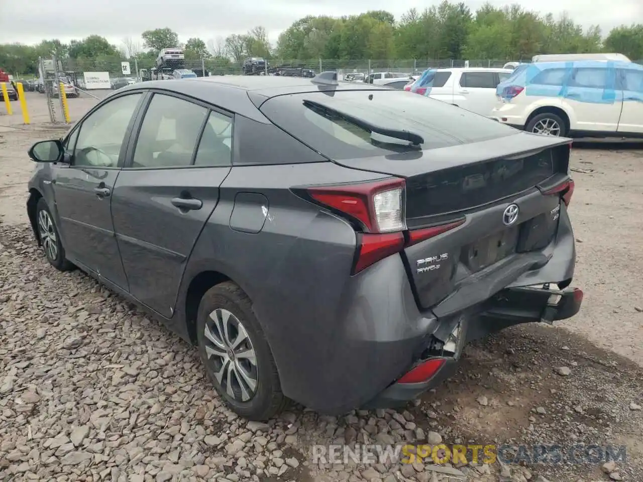 3 Photograph of a damaged car JTDL9RFUXL3020311 TOYOTA PRIUS 2020