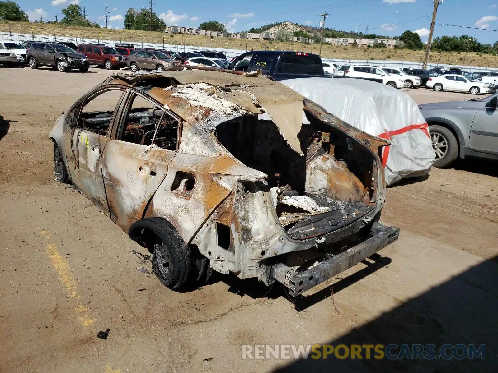 3 Photograph of a damaged car KTDL9RFU3L3014074 TOYOTA PRIUS 2020