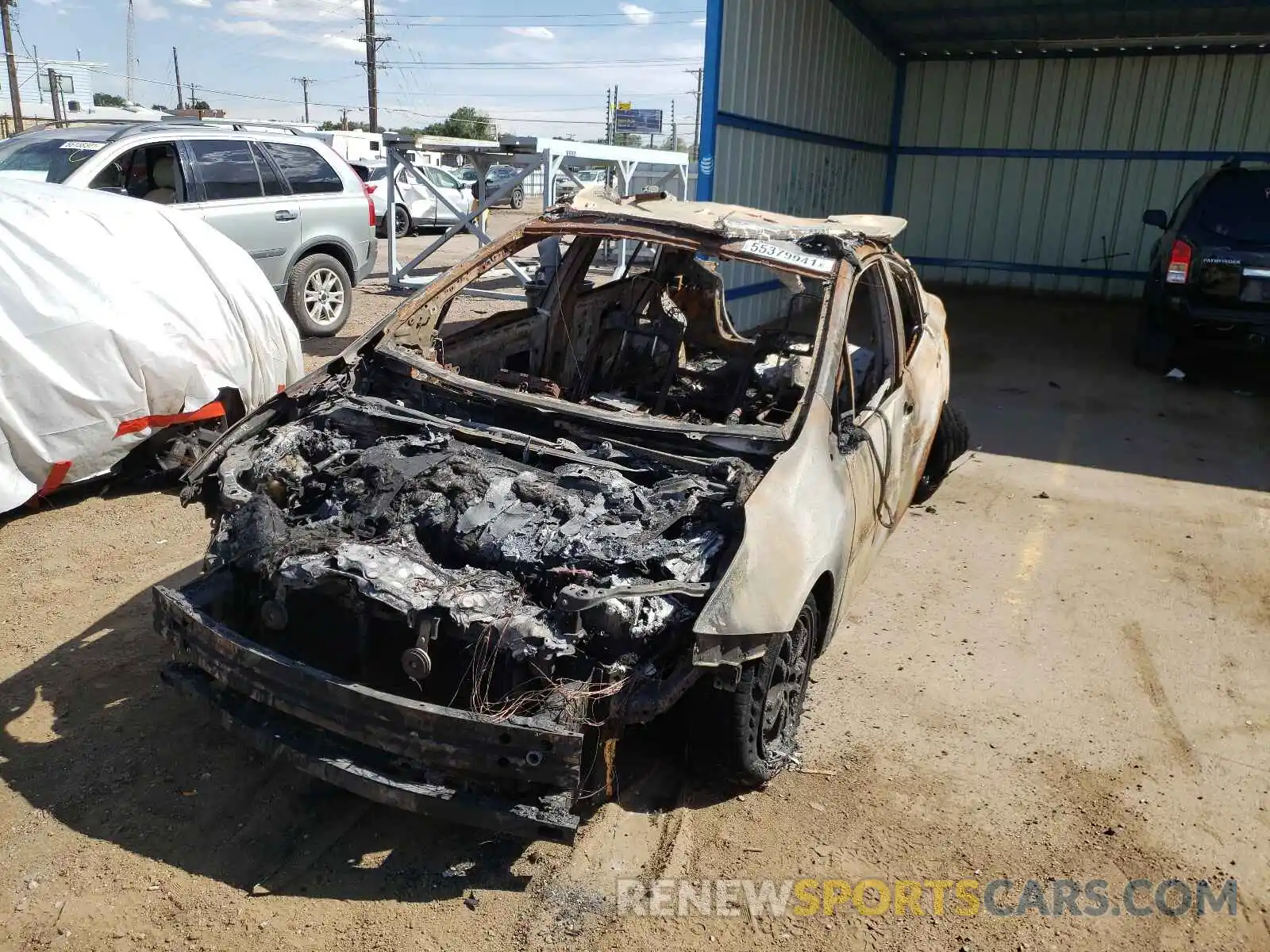 9 Photograph of a damaged car KTDL9RFU3L3014074 TOYOTA PRIUS 2020