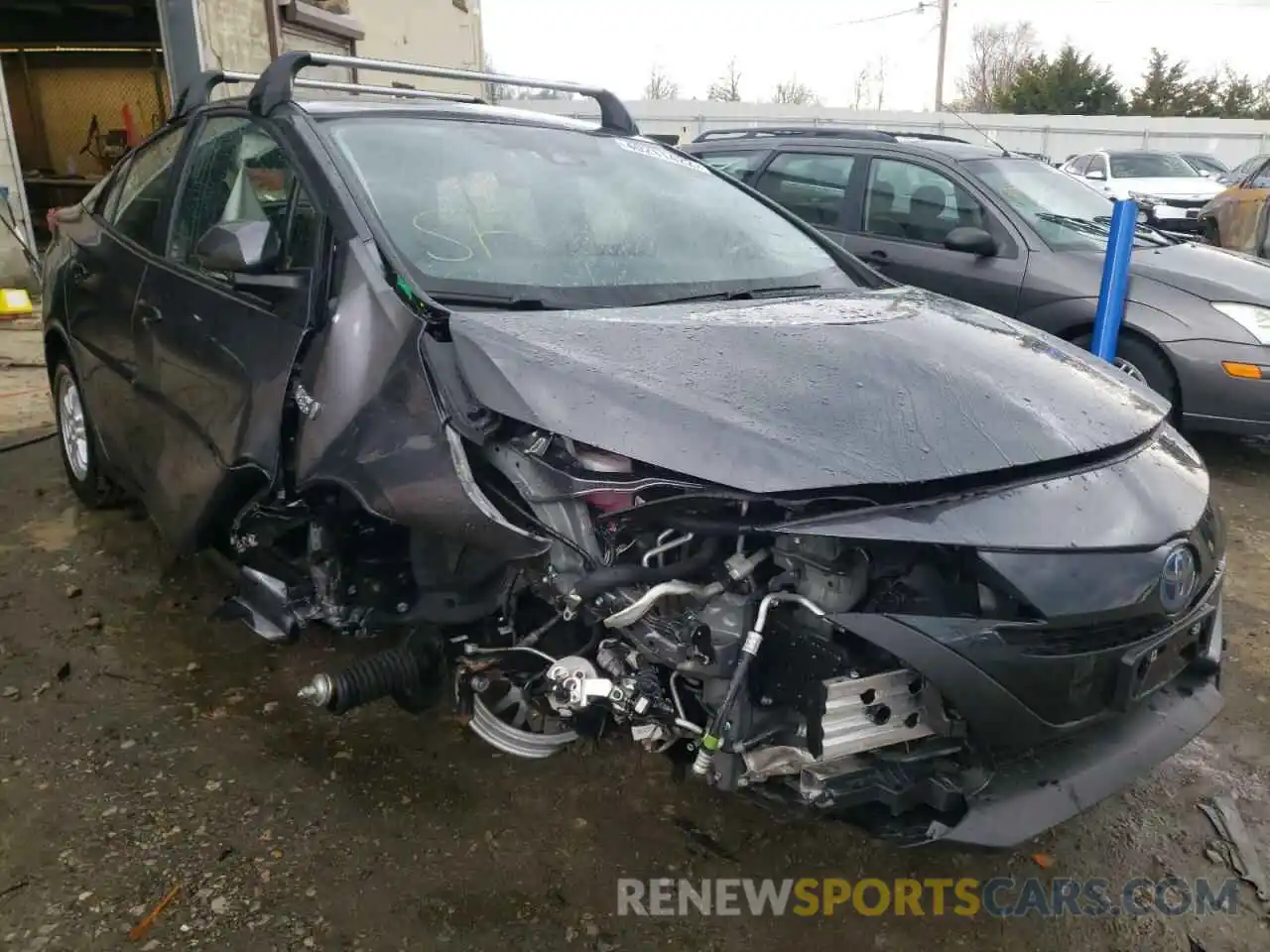 1 Photograph of a damaged car JTDKAMFP0M3166976 TOYOTA PRIUS 2021