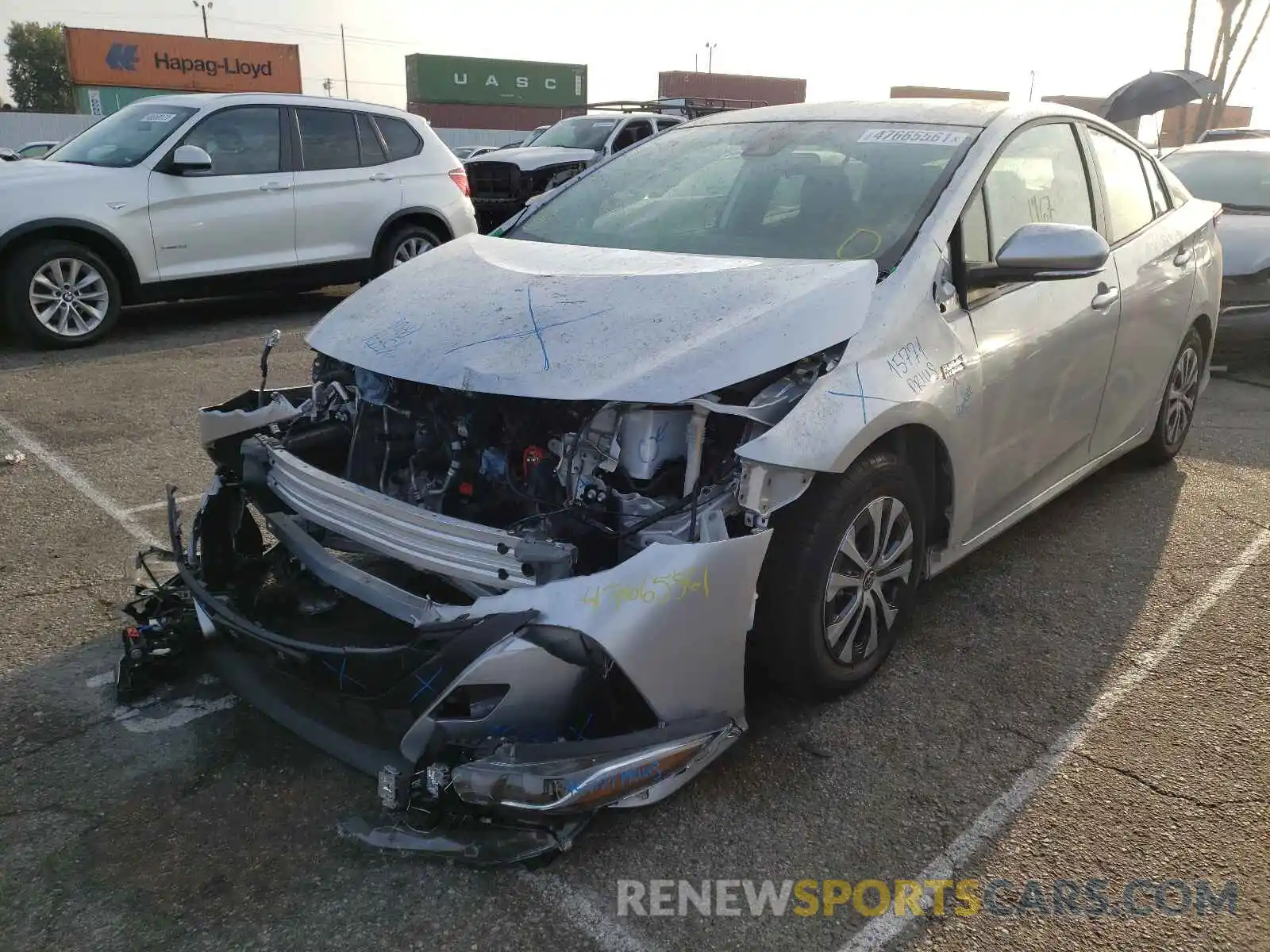 2 Photograph of a damaged car JTDKAMFP0M3168789 TOYOTA PRIUS 2021