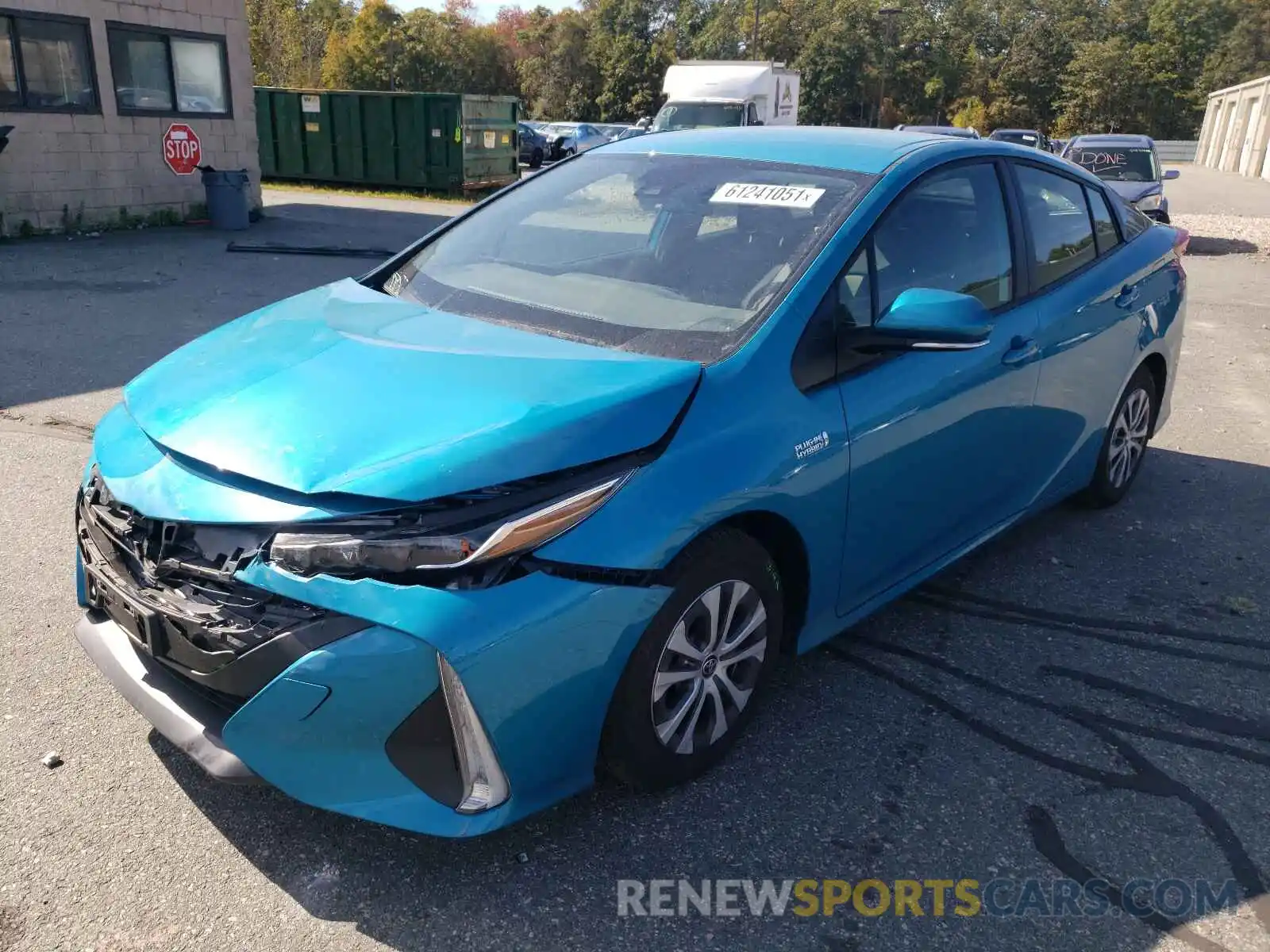 2 Photograph of a damaged car JTDKAMFP0M3170705 TOYOTA PRIUS 2021