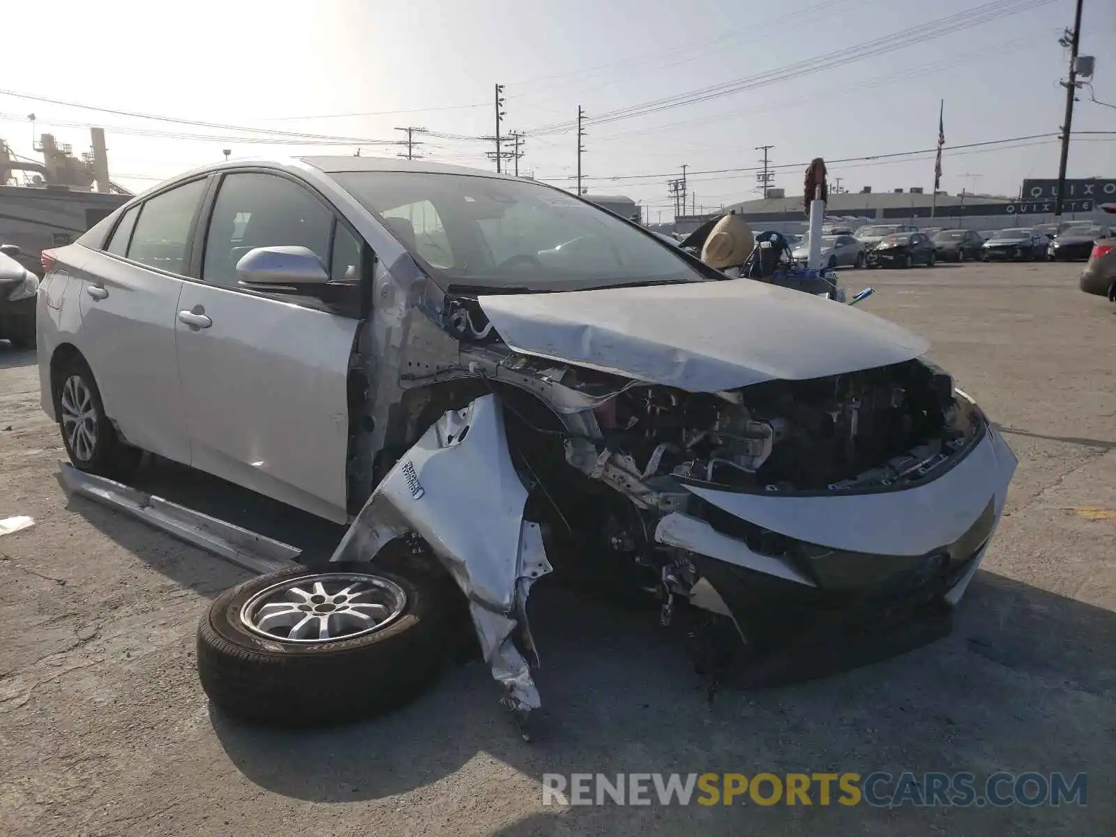 1 Photograph of a damaged car JTDKAMFP0M3170834 TOYOTA PRIUS 2021