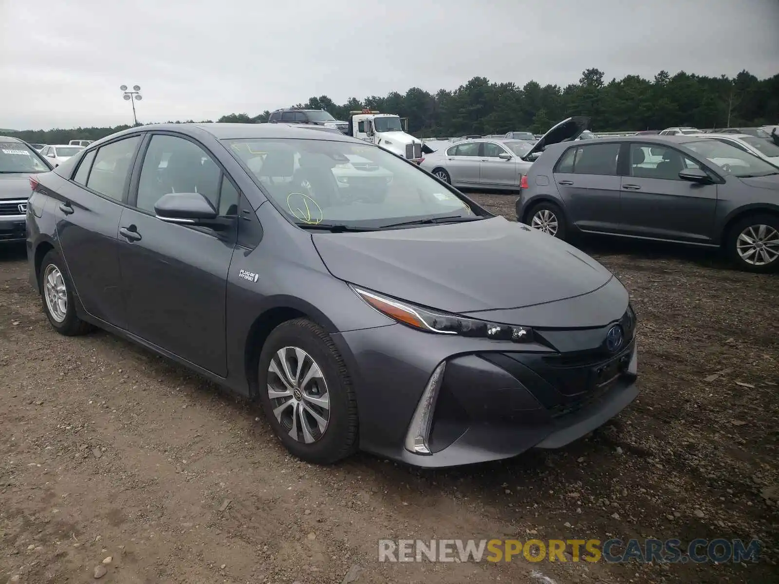 1 Photograph of a damaged car JTDKAMFP0M3172423 TOYOTA PRIUS 2021