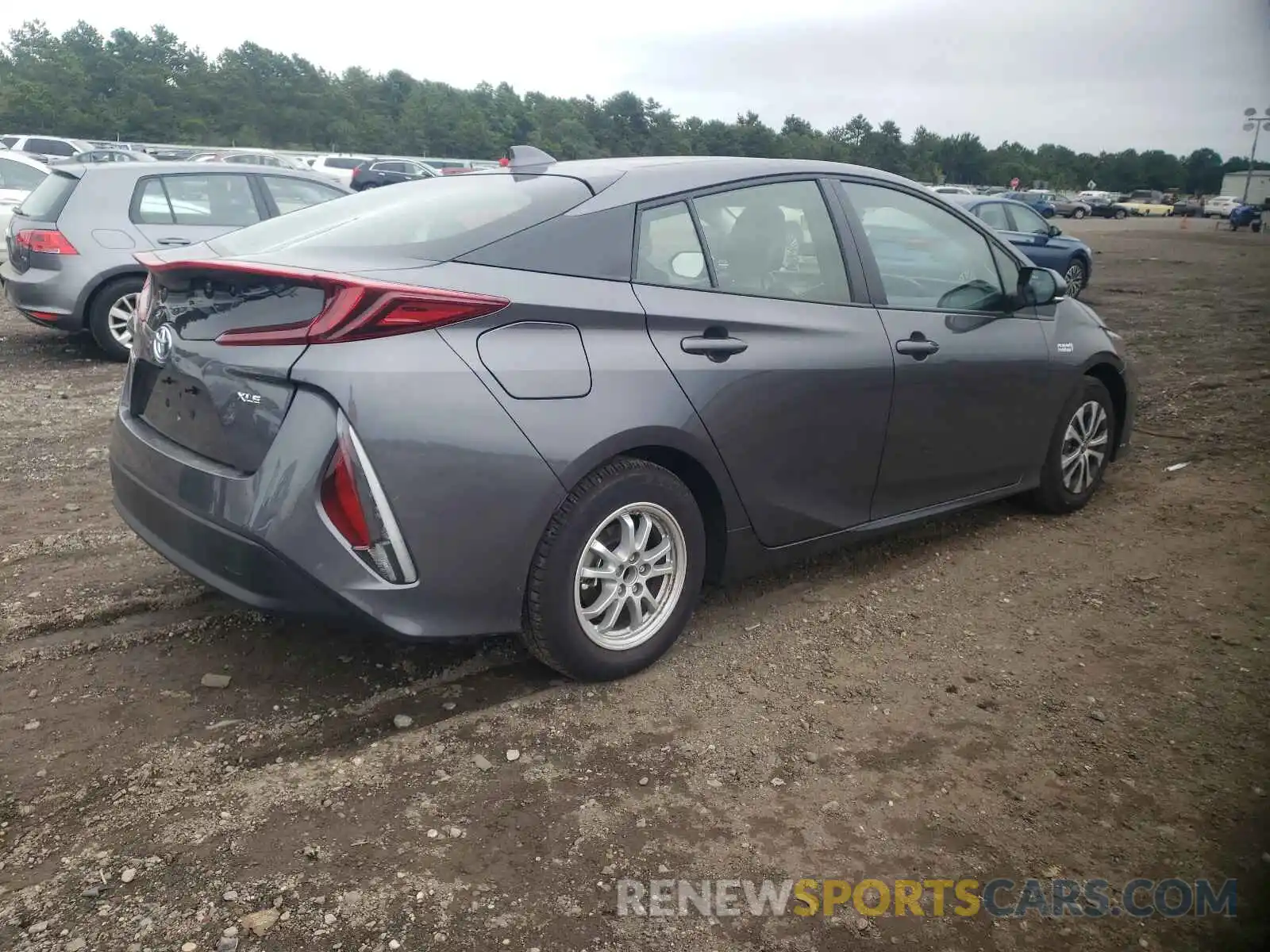 4 Photograph of a damaged car JTDKAMFP0M3172423 TOYOTA PRIUS 2021