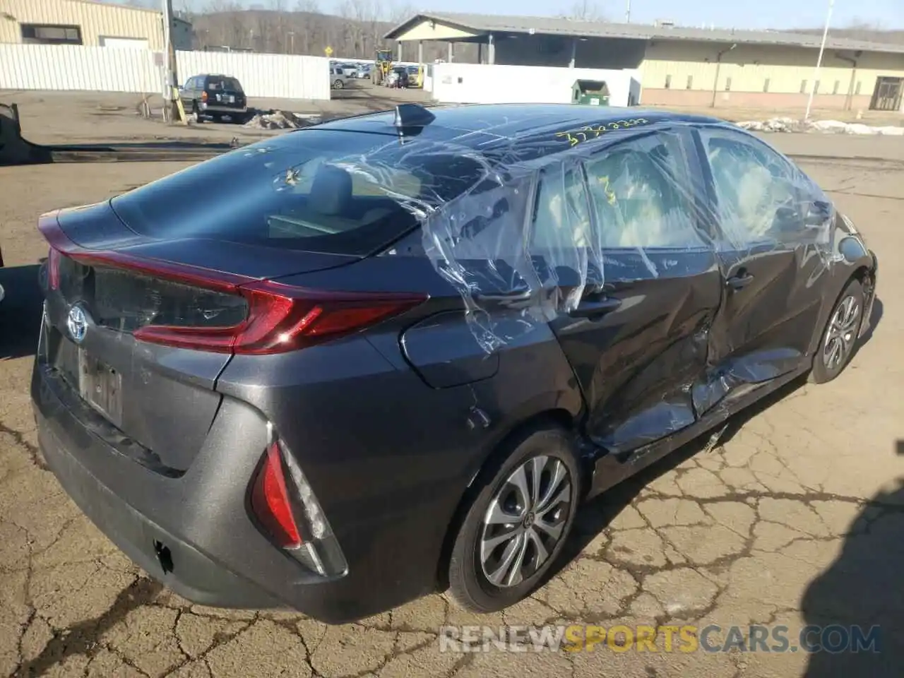 4 Photograph of a damaged car JTDKAMFP0M3178741 TOYOTA PRIUS 2021