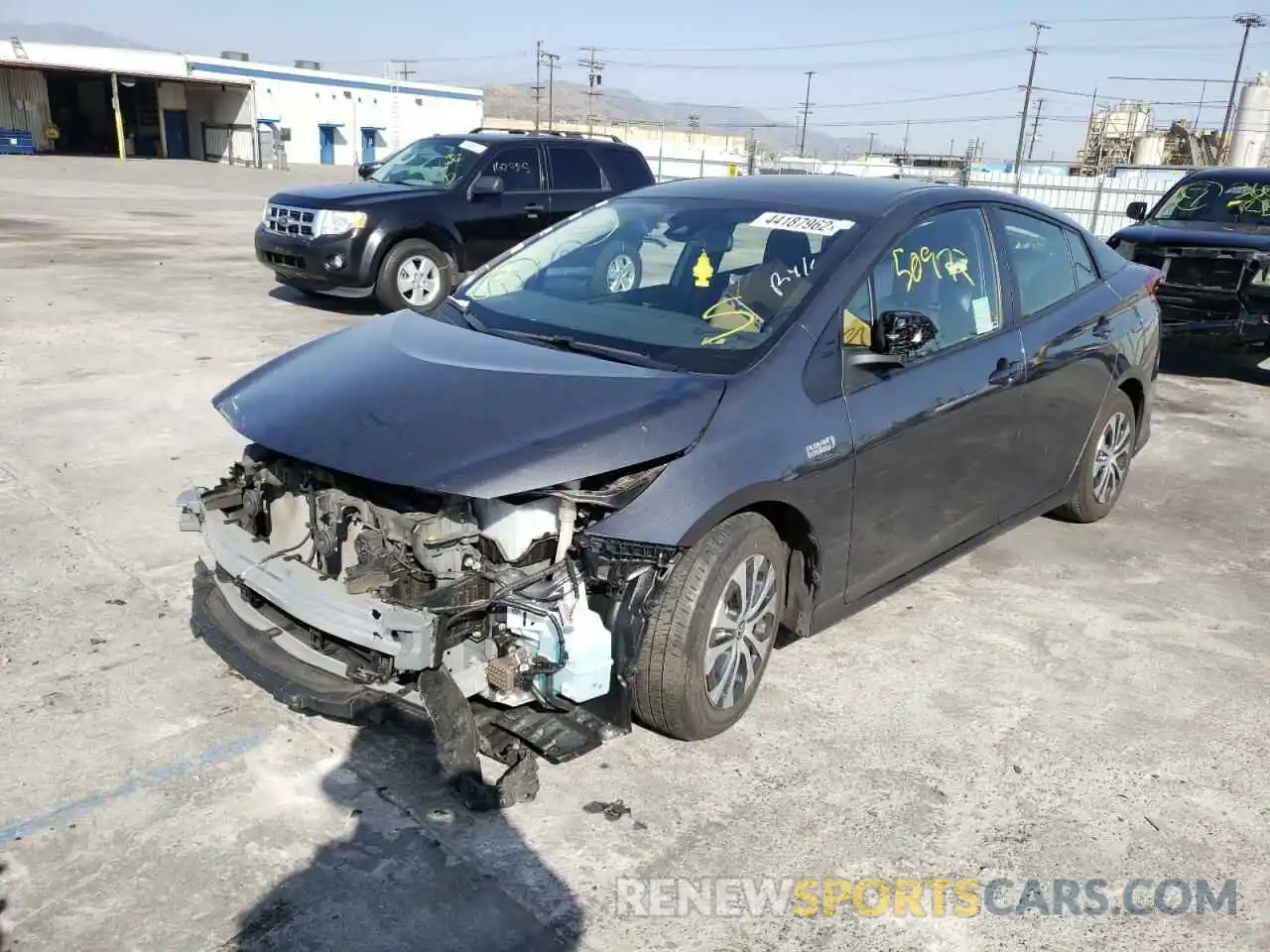 2 Photograph of a damaged car JTDKAMFP0M3181266 TOYOTA PRIUS 2021