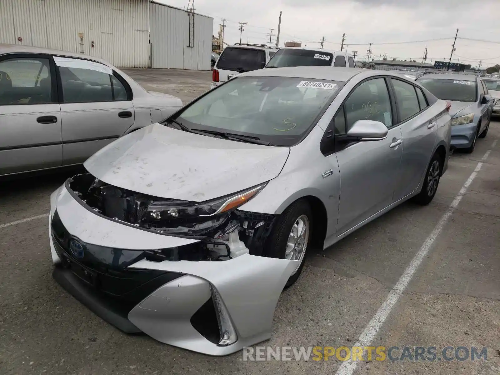 2 Photograph of a damaged car JTDKAMFP0M3183163 TOYOTA PRIUS 2021