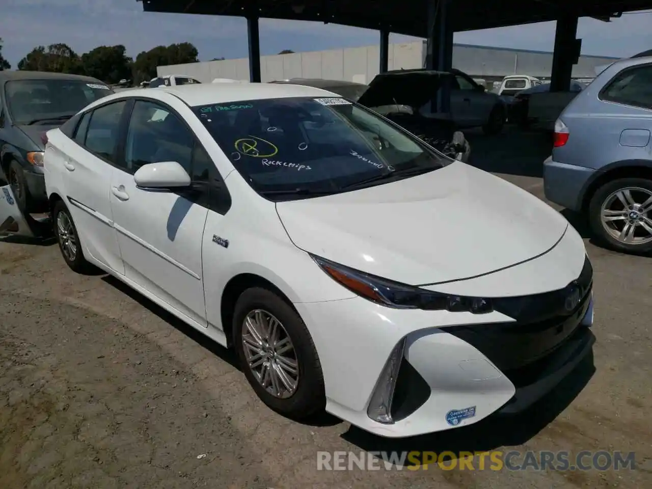 1 Photograph of a damaged car JTDKAMFP0M3188993 TOYOTA PRIUS 2021