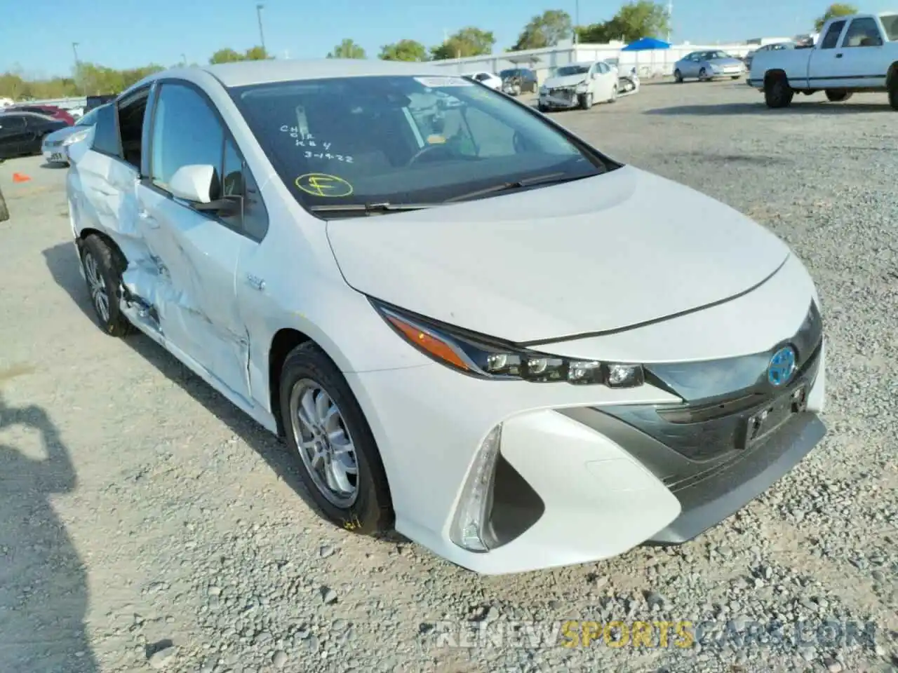 1 Photograph of a damaged car JTDKAMFP0M3189254 TOYOTA PRIUS 2021