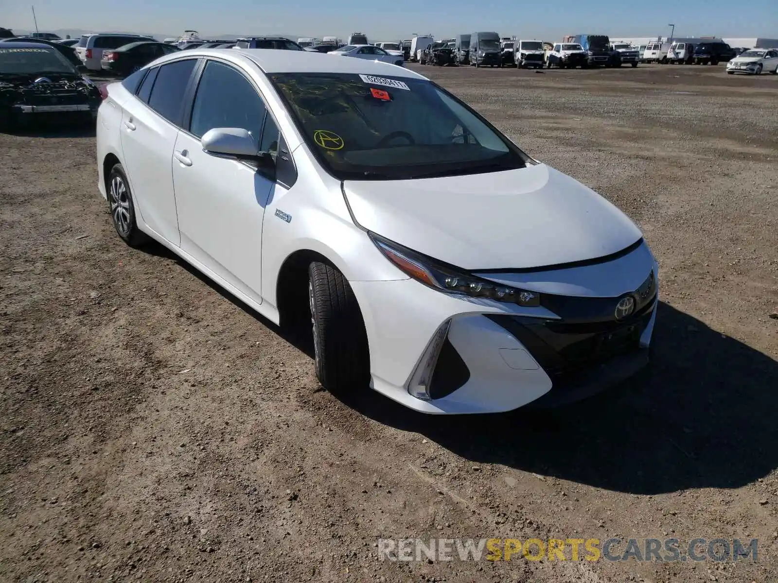 1 Photograph of a damaged car JTDKAMFP0M3190341 TOYOTA PRIUS 2021