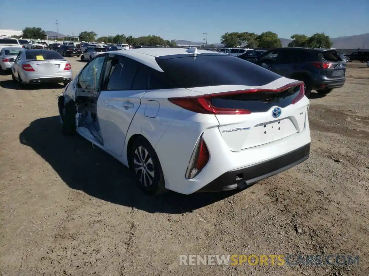 3 Photograph of a damaged car JTDKAMFP0M3190341 TOYOTA PRIUS 2021