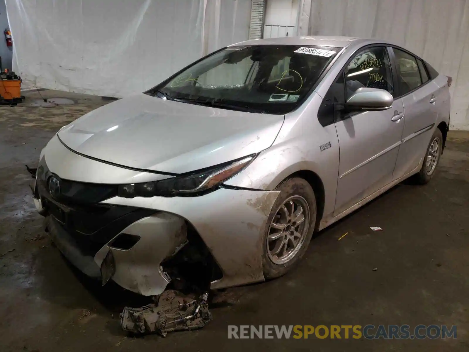 2 Photograph of a damaged car JTDKAMFP0M3191411 TOYOTA PRIUS 2021