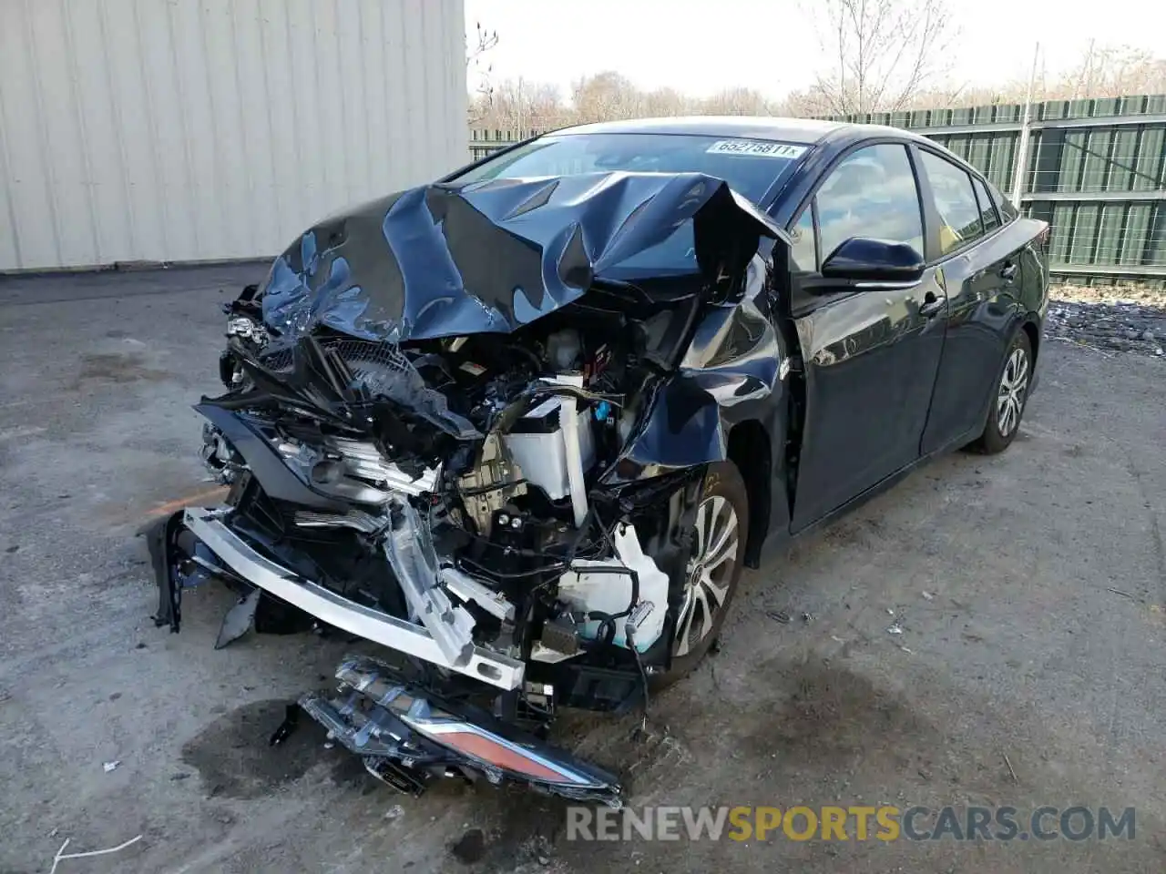 2 Photograph of a damaged car JTDKAMFP0M3195829 TOYOTA PRIUS 2021