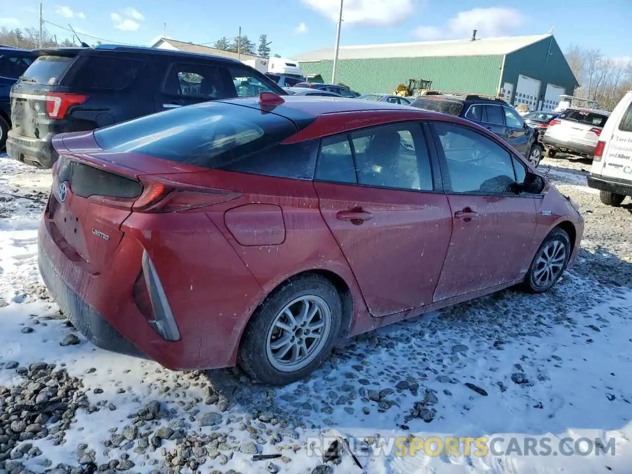 3 Photograph of a damaged car JTDKAMFP0M3196057 TOYOTA PRIUS 2021