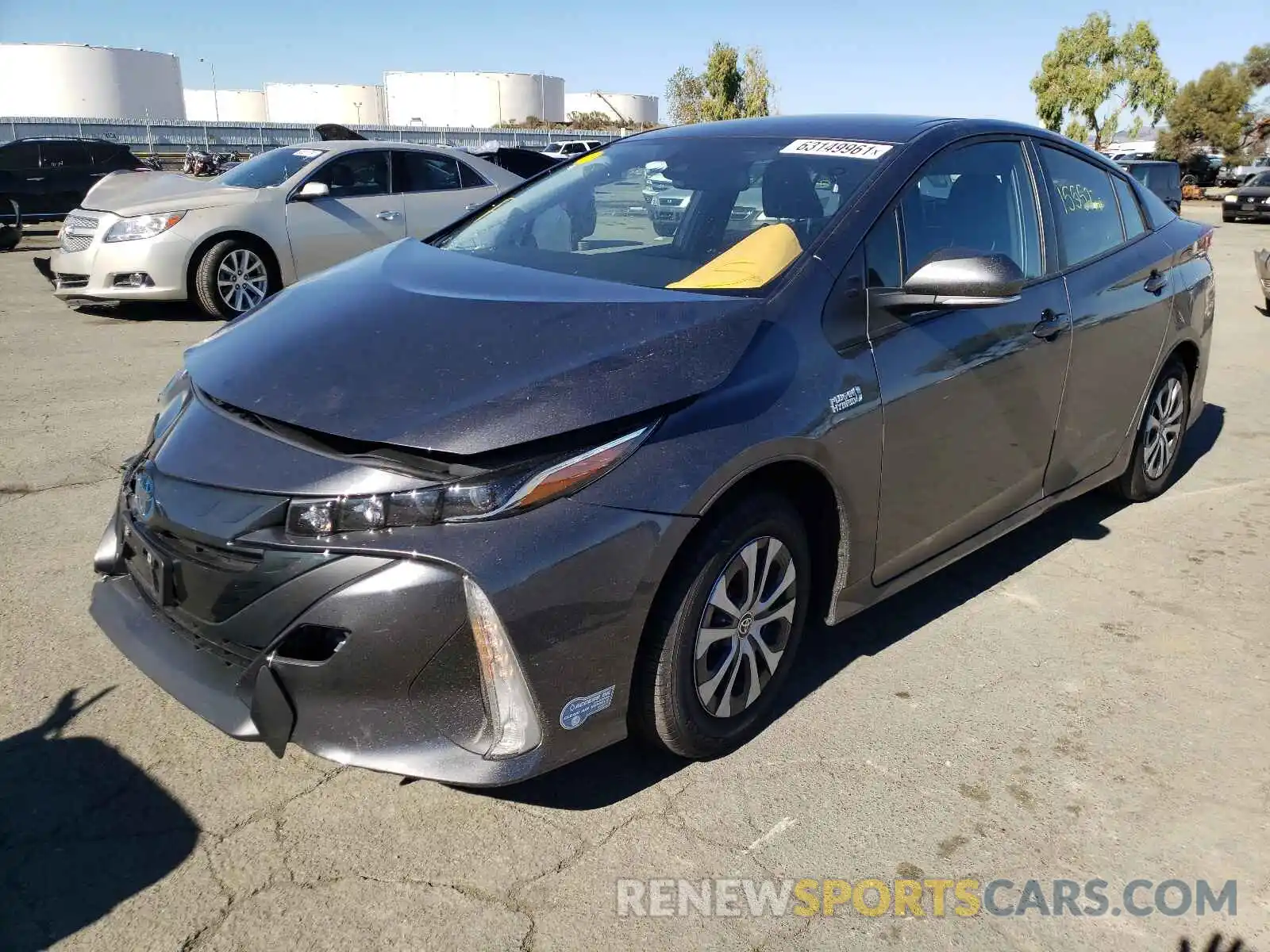 2 Photograph of a damaged car JTDKAMFP1M3166792 TOYOTA PRIUS 2021