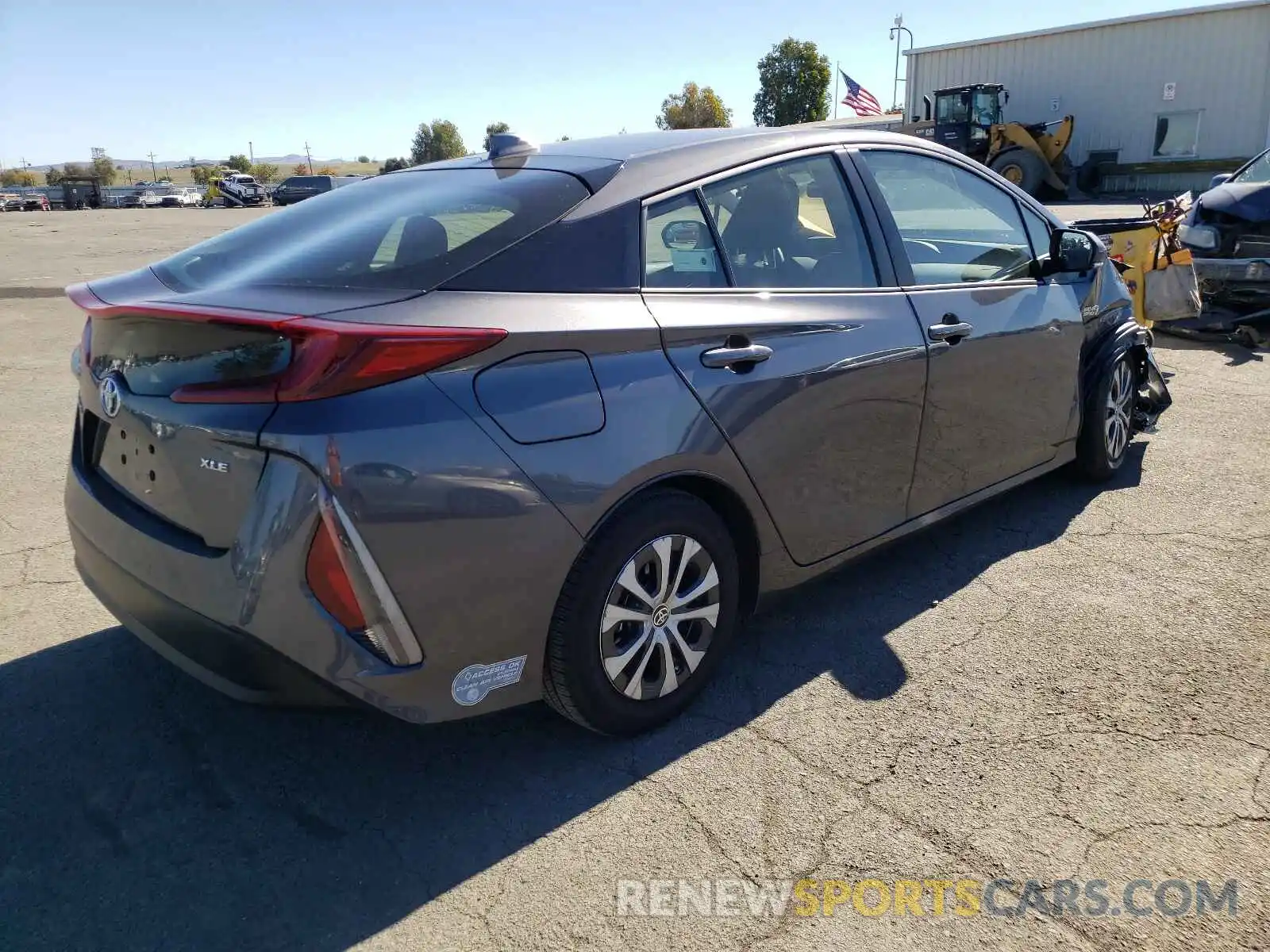 4 Photograph of a damaged car JTDKAMFP1M3166792 TOYOTA PRIUS 2021