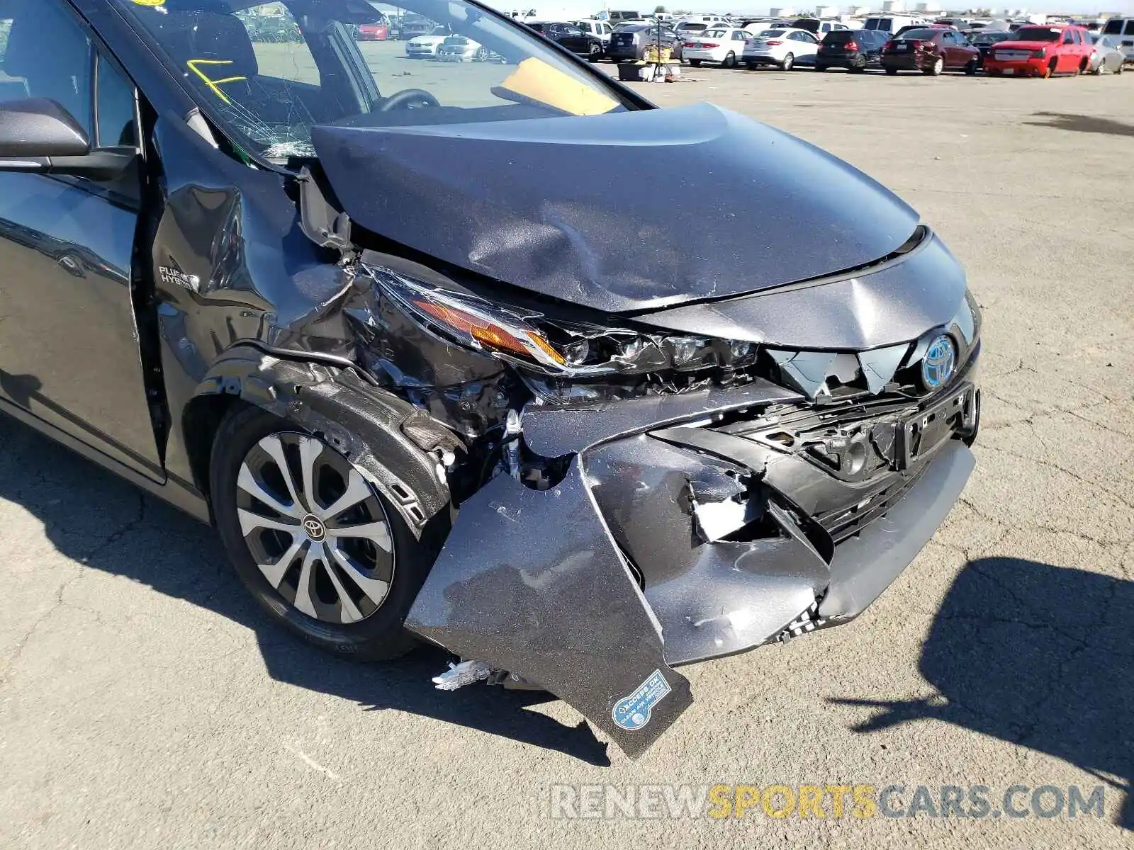 9 Photograph of a damaged car JTDKAMFP1M3166792 TOYOTA PRIUS 2021