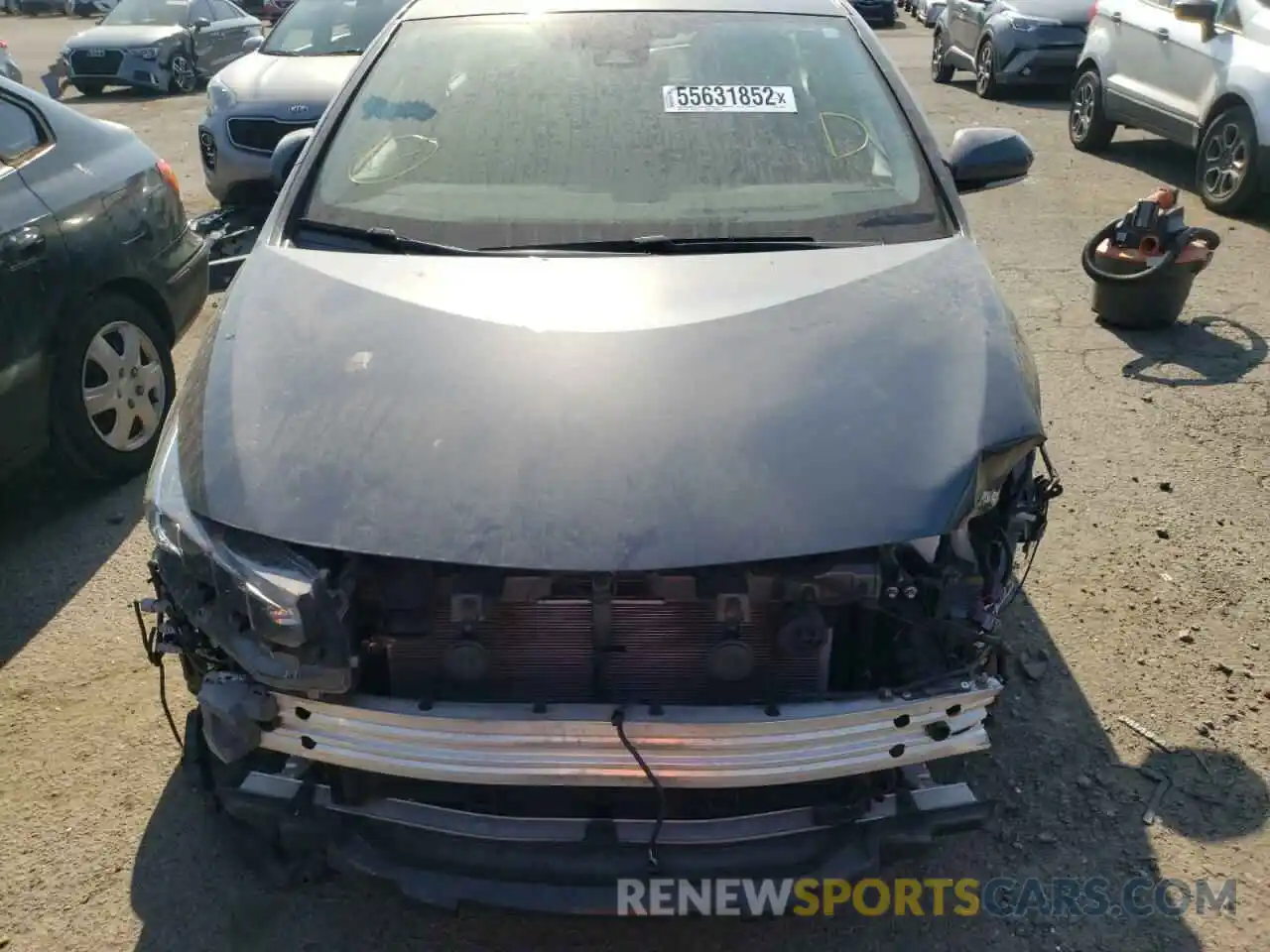 9 Photograph of a damaged car JTDKAMFP1M3168087 TOYOTA PRIUS 2021