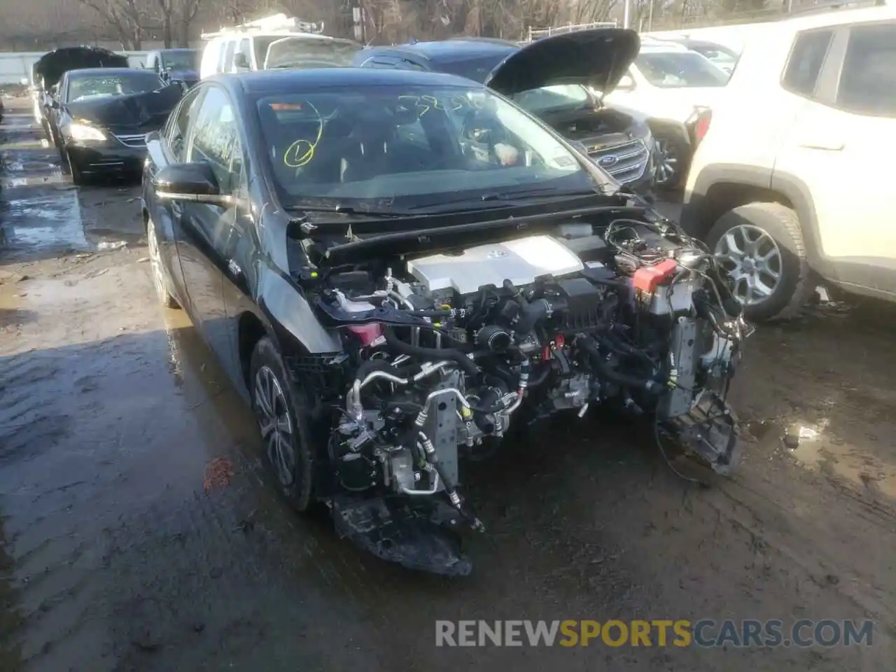 1 Photograph of a damaged car JTDKAMFP1M3168722 TOYOTA PRIUS 2021