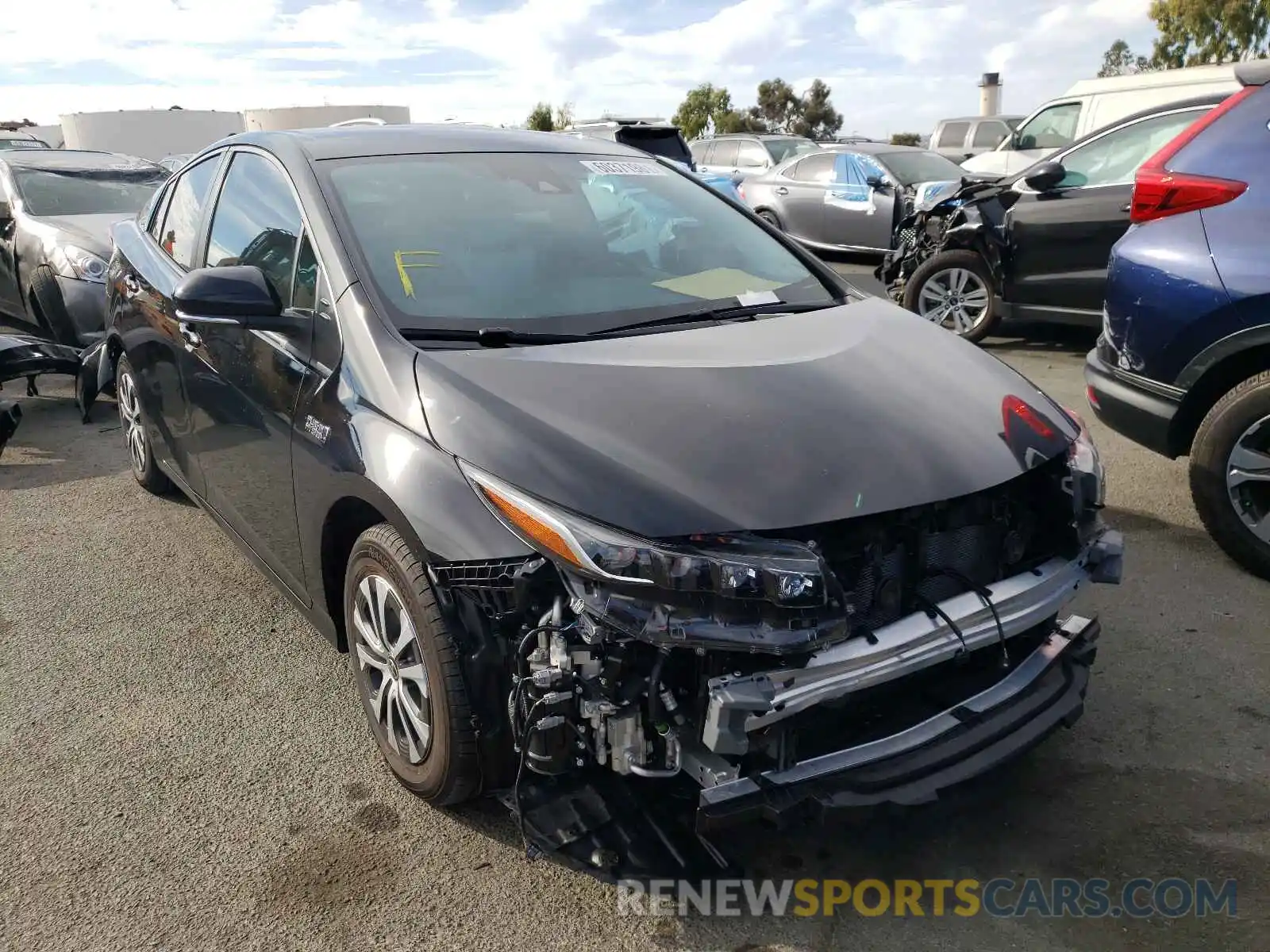 1 Photograph of a damaged car JTDKAMFP1M3178490 TOYOTA PRIUS 2021