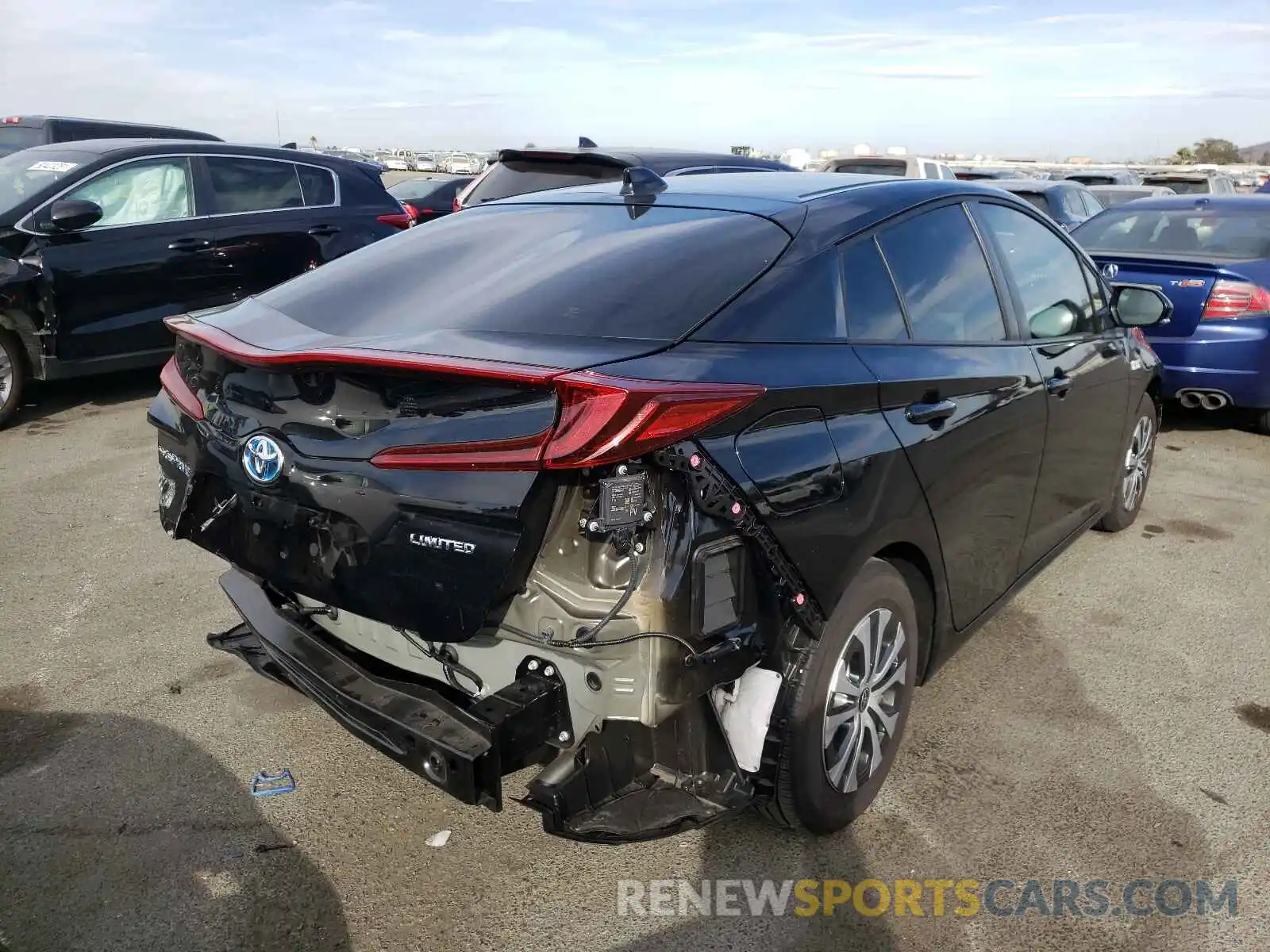 4 Photograph of a damaged car JTDKAMFP1M3178490 TOYOTA PRIUS 2021