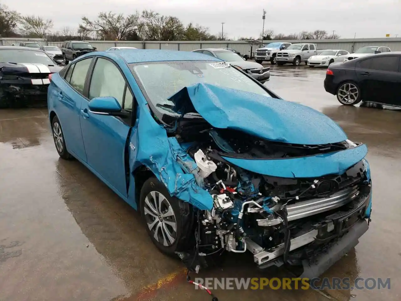 1 Photograph of a damaged car JTDKAMFP1M3181020 TOYOTA PRIUS 2021