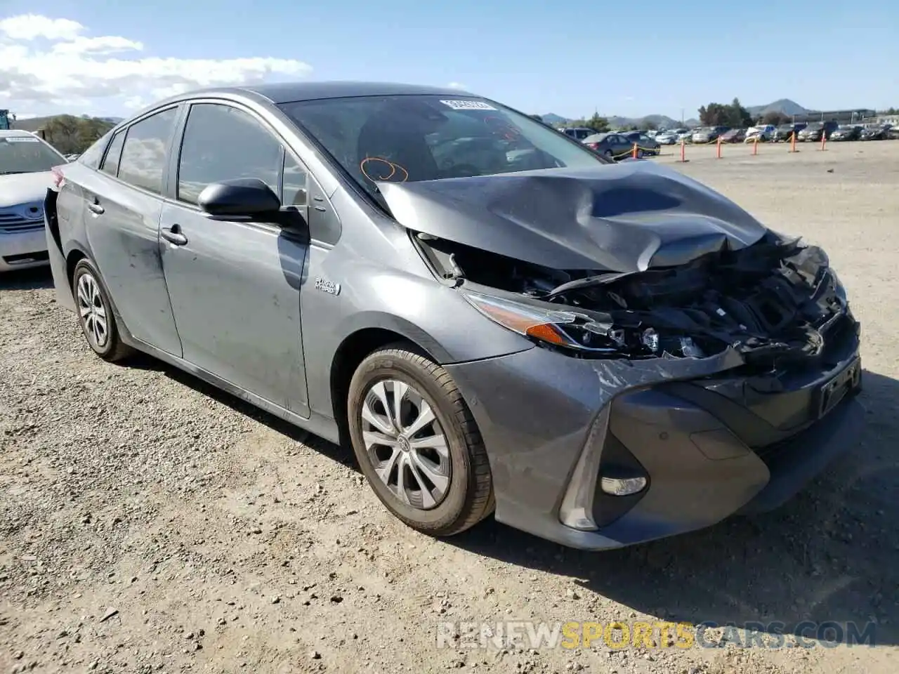 1 Photograph of a damaged car JTDKAMFP1M3183124 TOYOTA PRIUS 2021