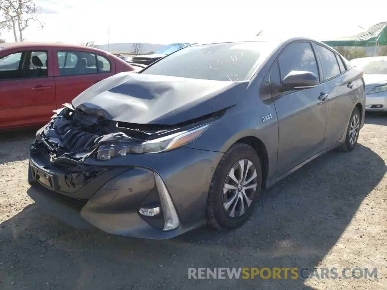 2 Photograph of a damaged car JTDKAMFP1M3183124 TOYOTA PRIUS 2021