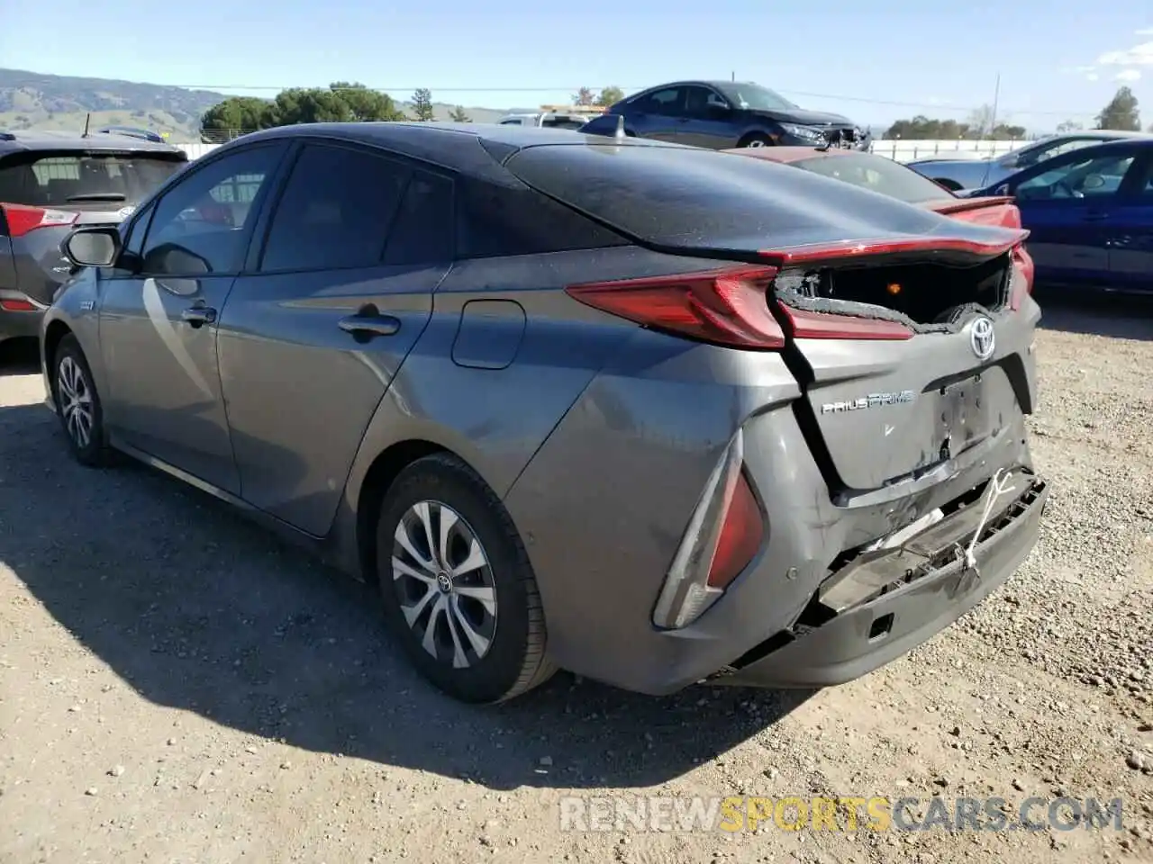 3 Photograph of a damaged car JTDKAMFP1M3183124 TOYOTA PRIUS 2021