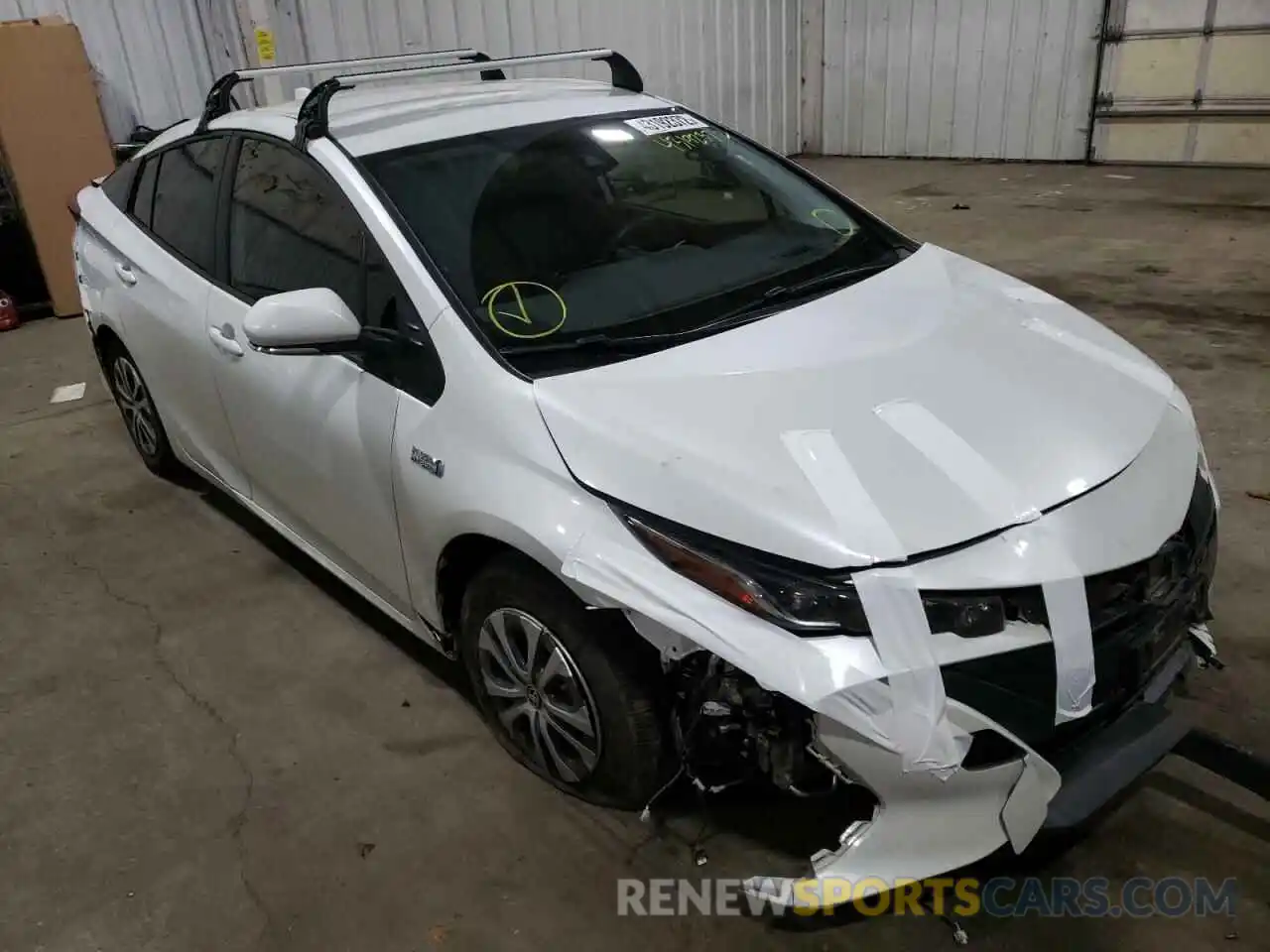 1 Photograph of a damaged car JTDKAMFP1M3185374 TOYOTA PRIUS 2021