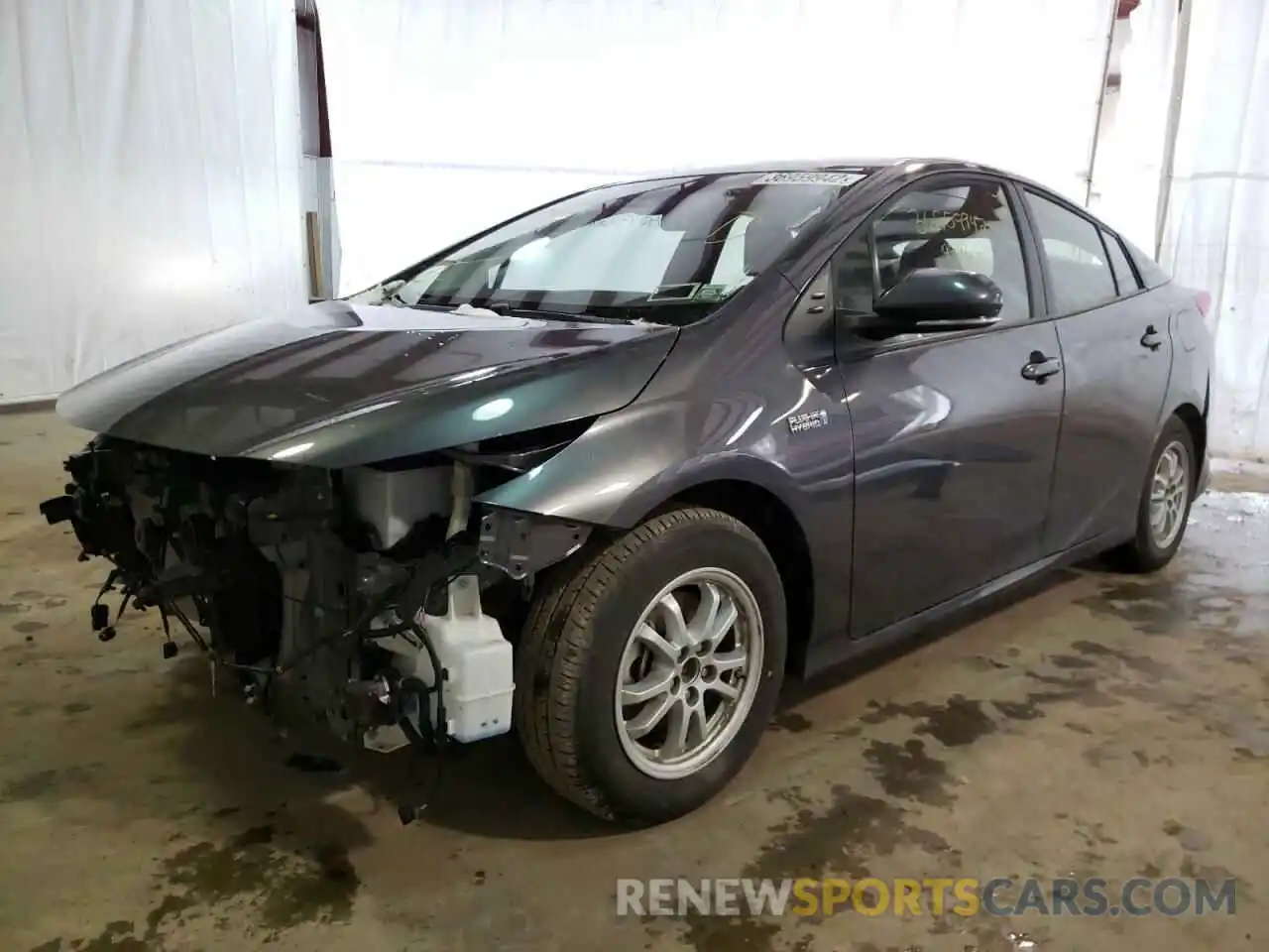 2 Photograph of a damaged car JTDKAMFP1M3186198 TOYOTA PRIUS 2021