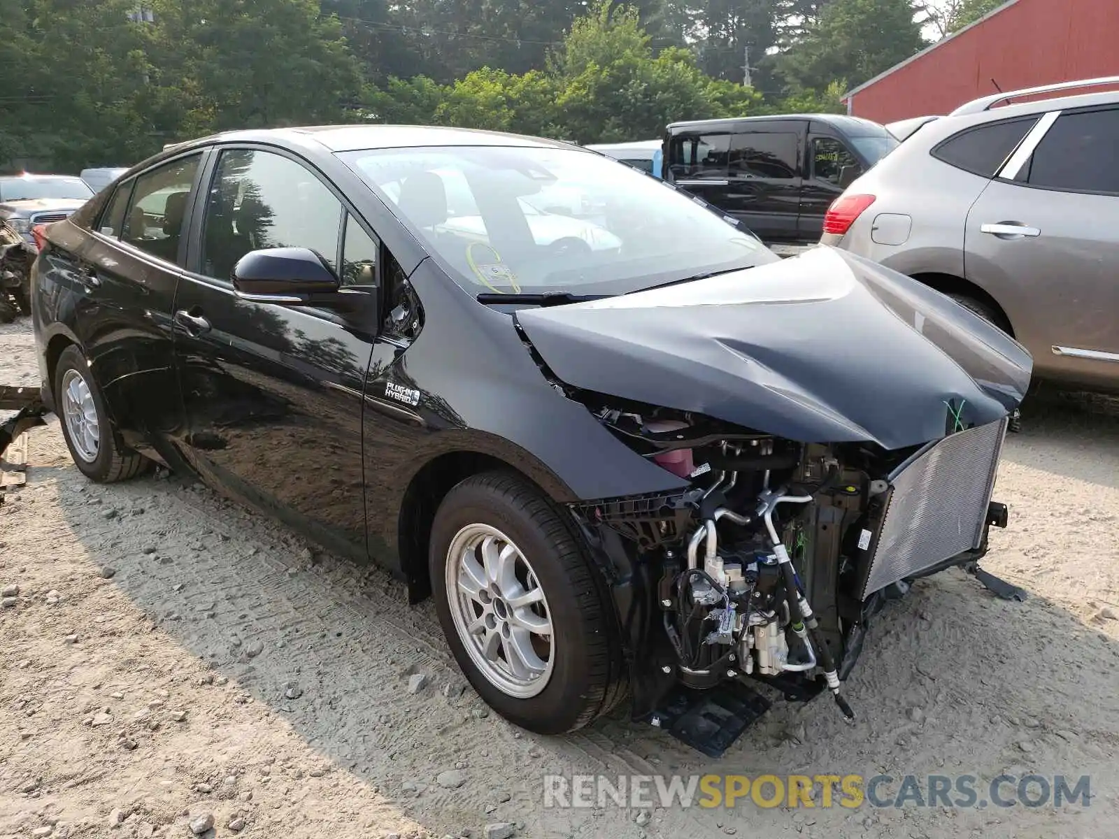 1 Photograph of a damaged car JTDKAMFP2M3165151 TOYOTA PRIUS 2021