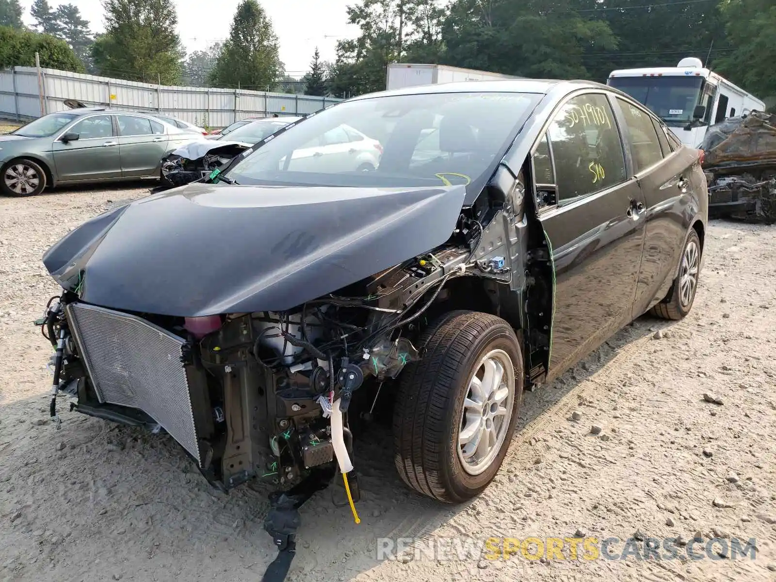 2 Photograph of a damaged car JTDKAMFP2M3165151 TOYOTA PRIUS 2021