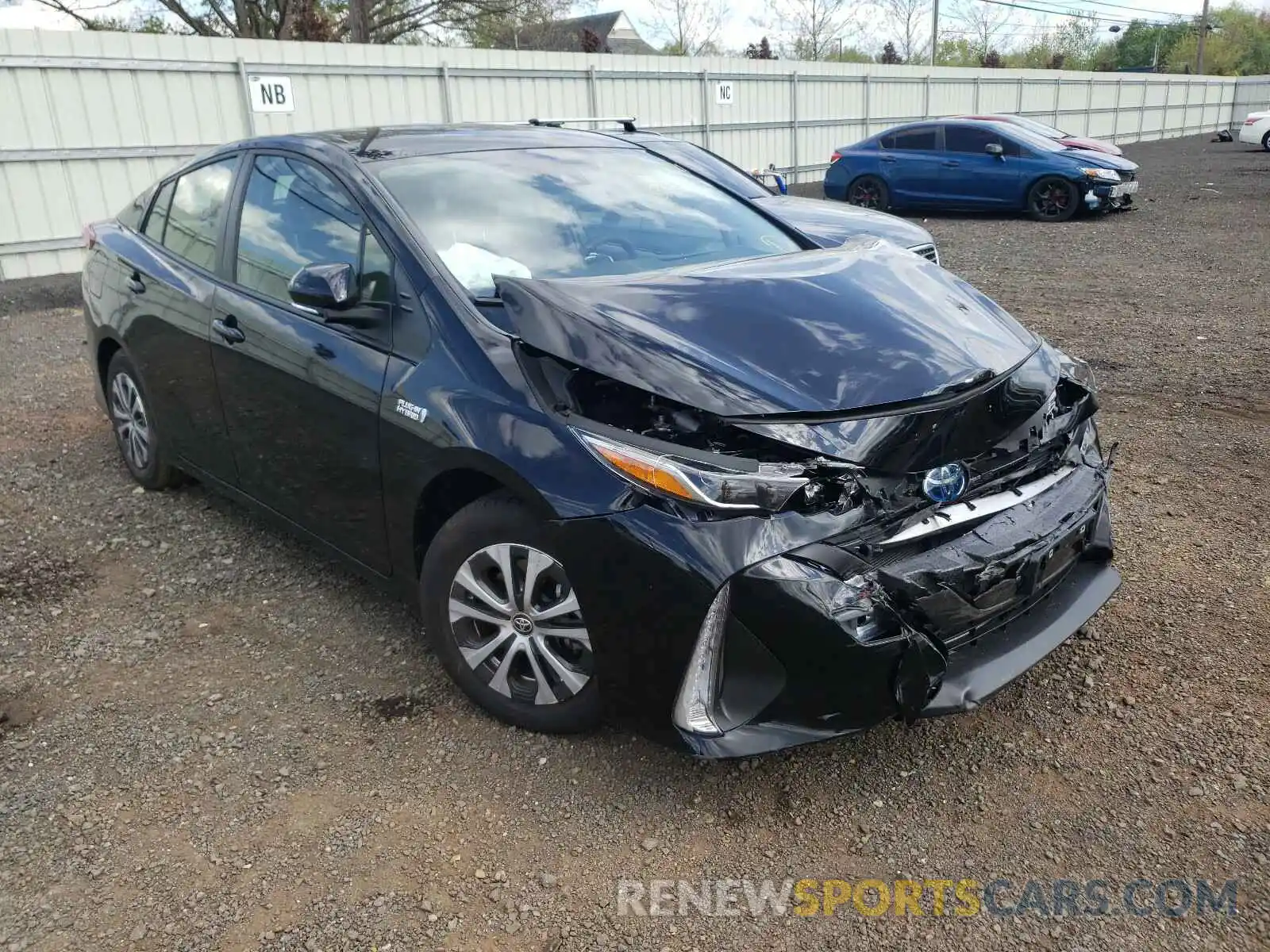 1 Photograph of a damaged car JTDKAMFP2M3170947 TOYOTA PRIUS 2021